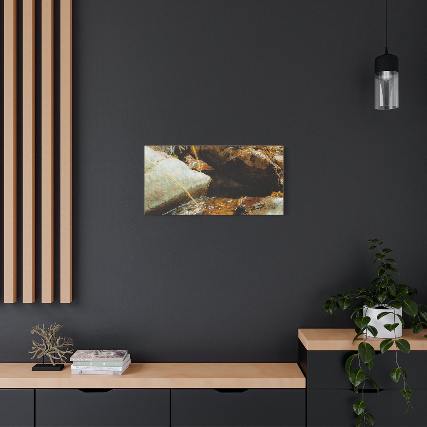 Canvas Print Lazy Log Photography
