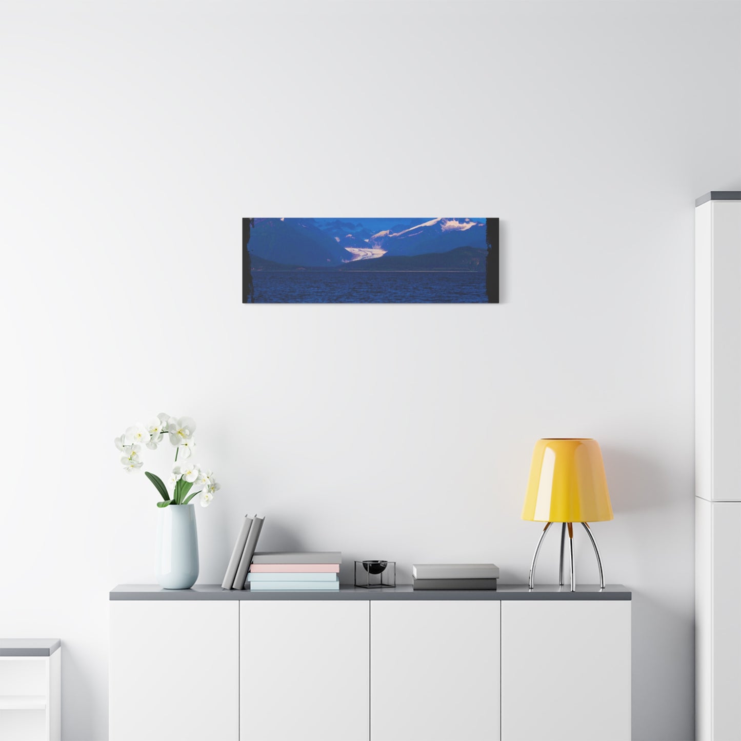 Canvas Print Distant Glacier Photography