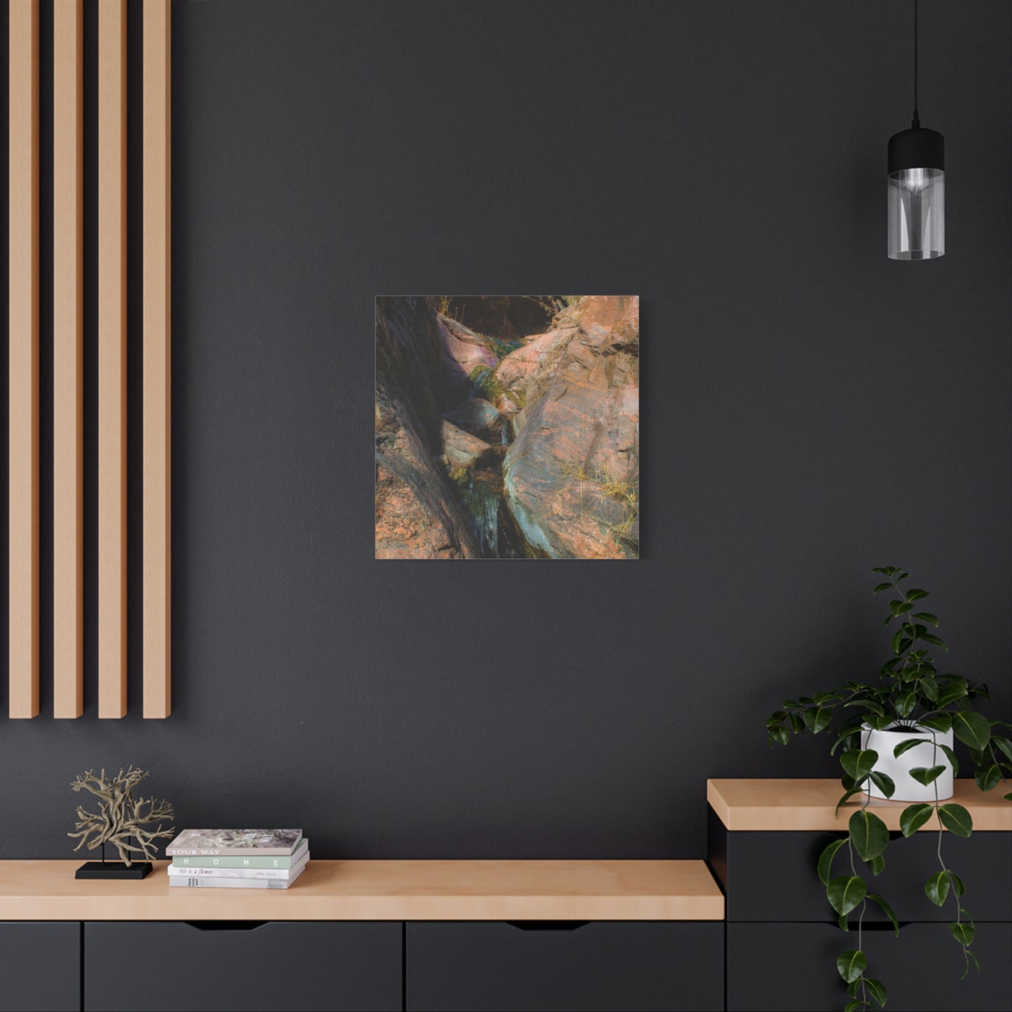 Canvas Print Small Waterfall