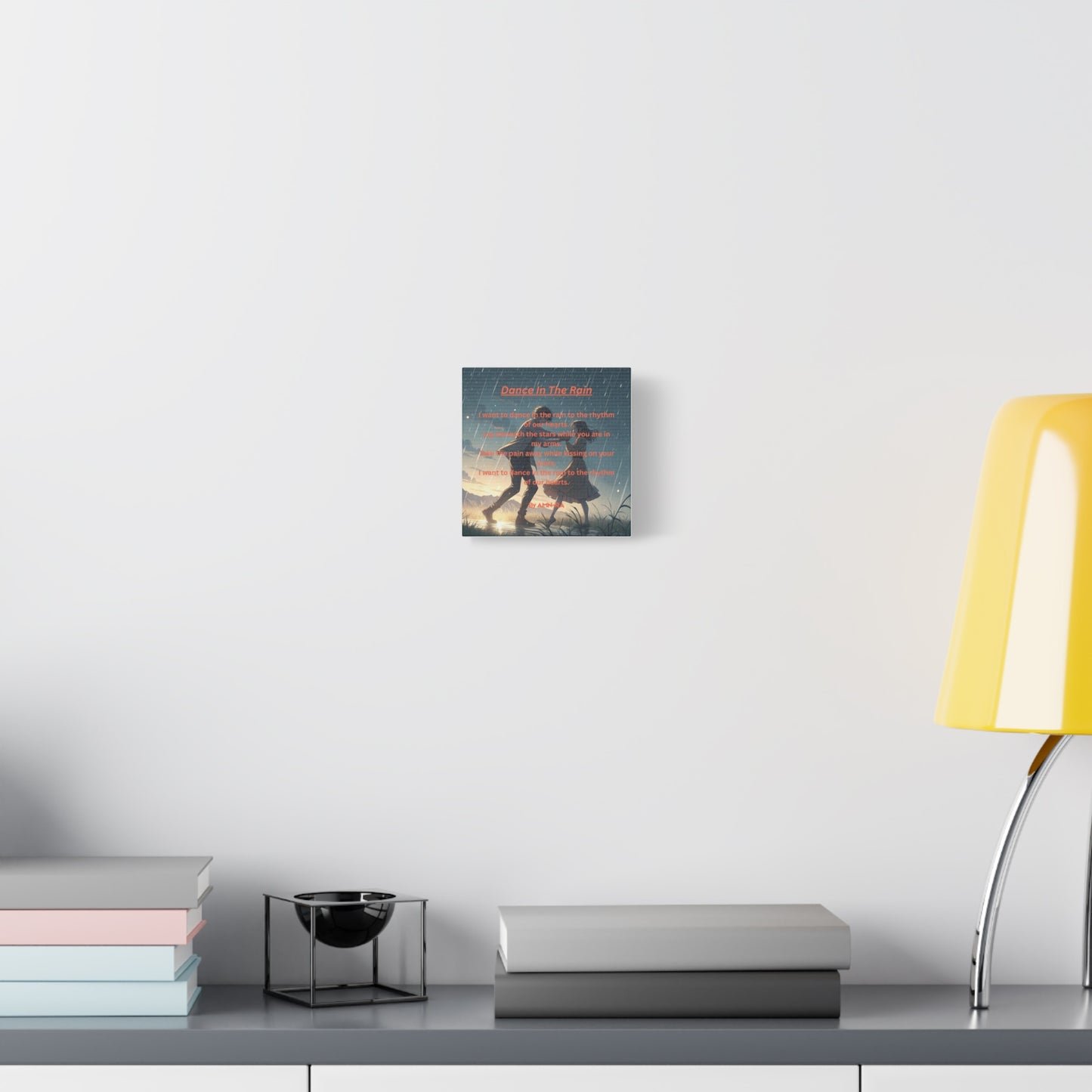 Canvas Poster - Full Color "Dancing In The Rain" by AMN_RA