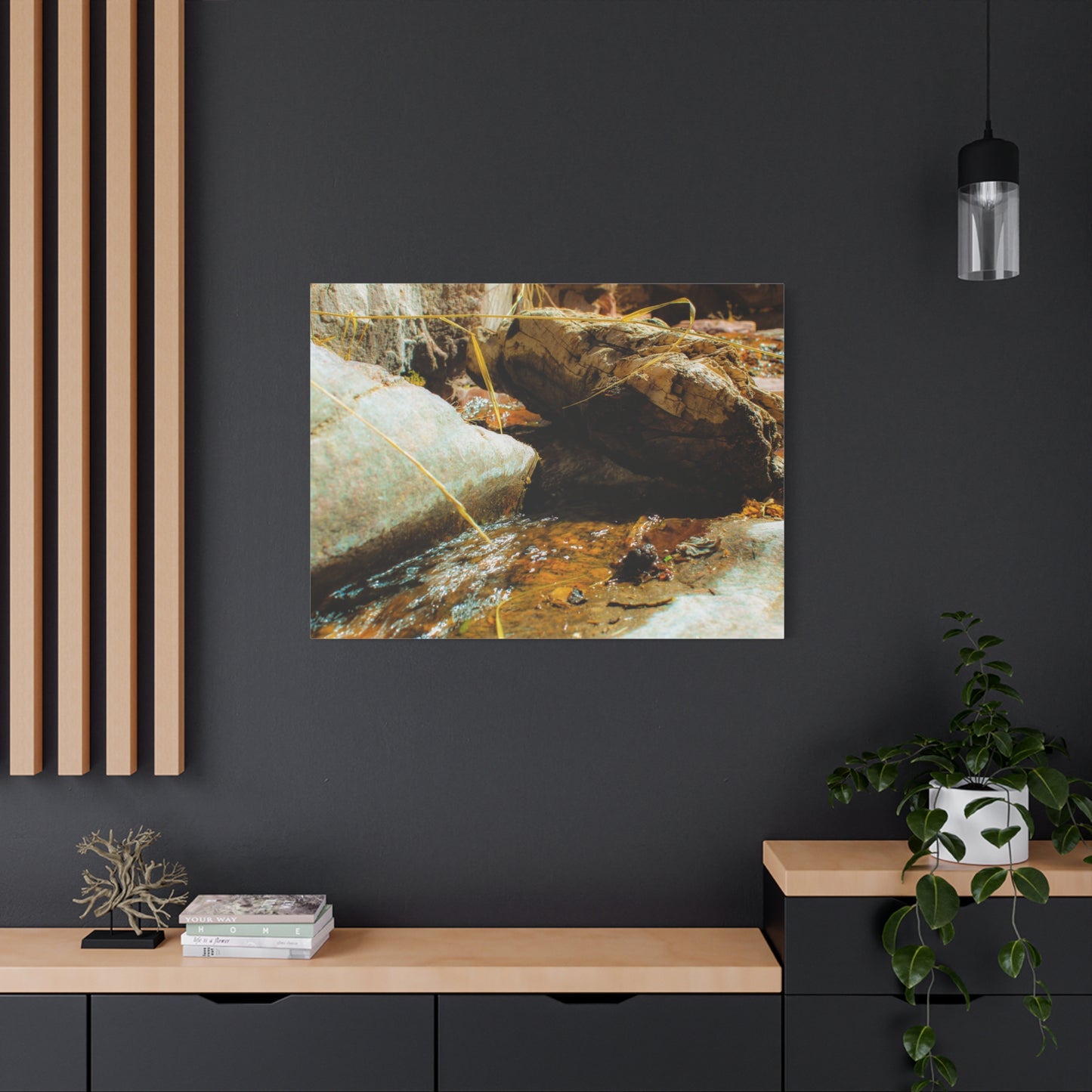 Canvas Print Lazy Log Photography
