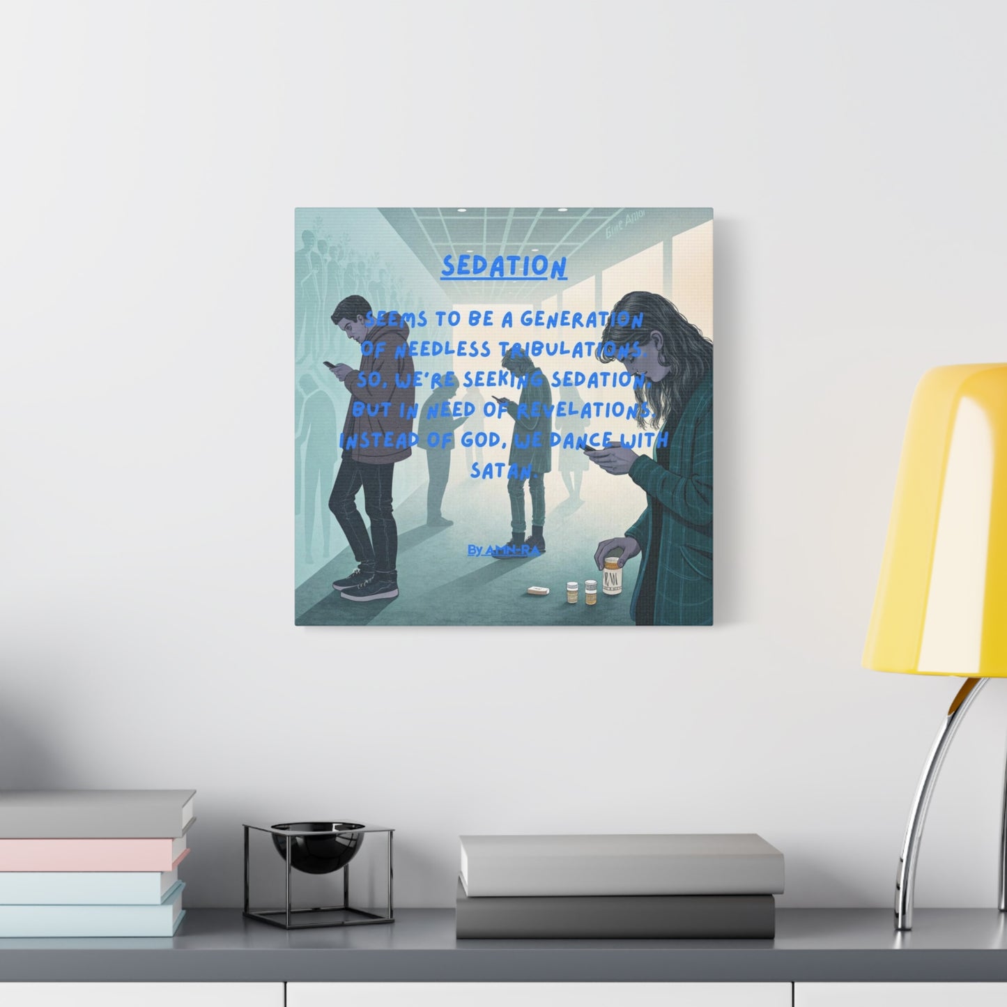 Canvas Poster - Full Color "Sedation" by AMN_RA