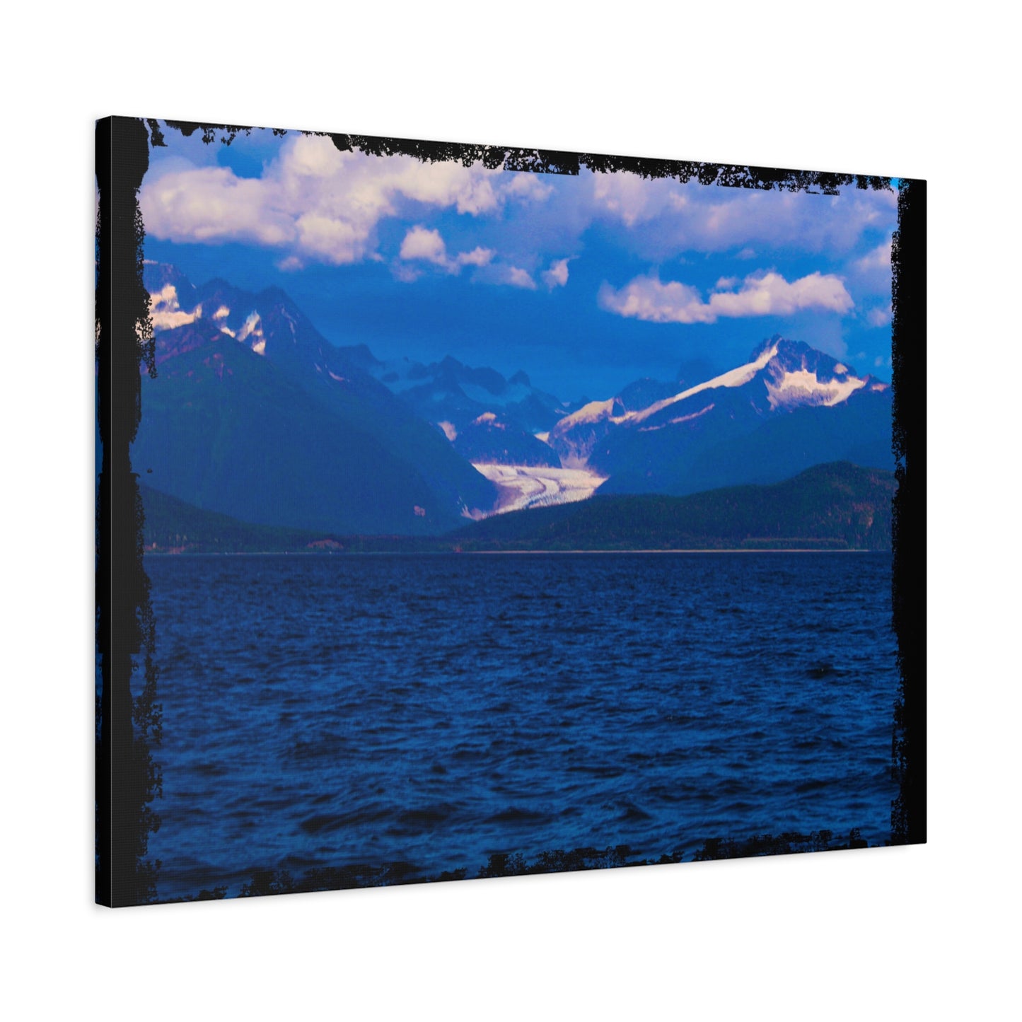 Canvas Print Distant Glacier Photography