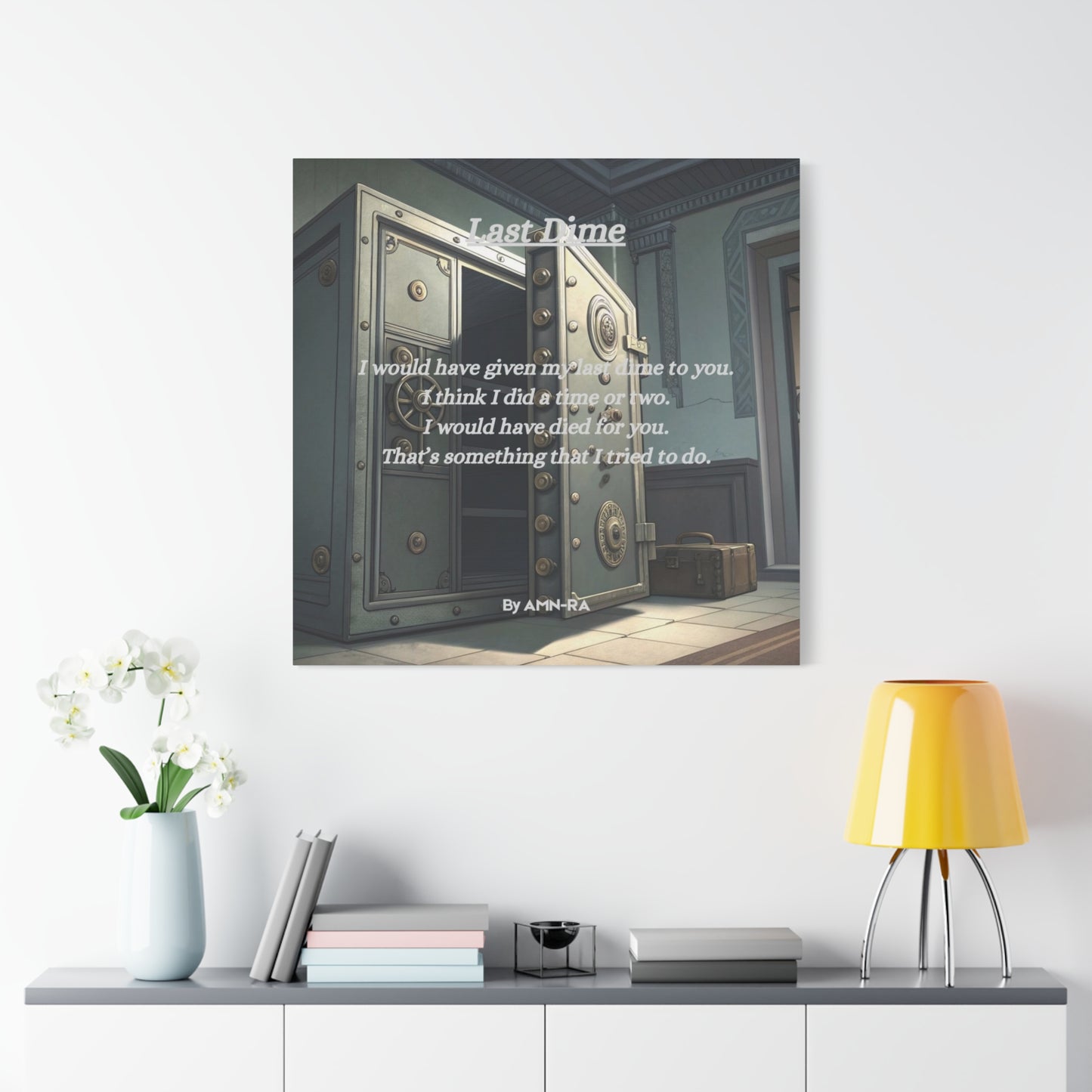 Canvas Poster - Full Color "Last Dime" by AMN_RA