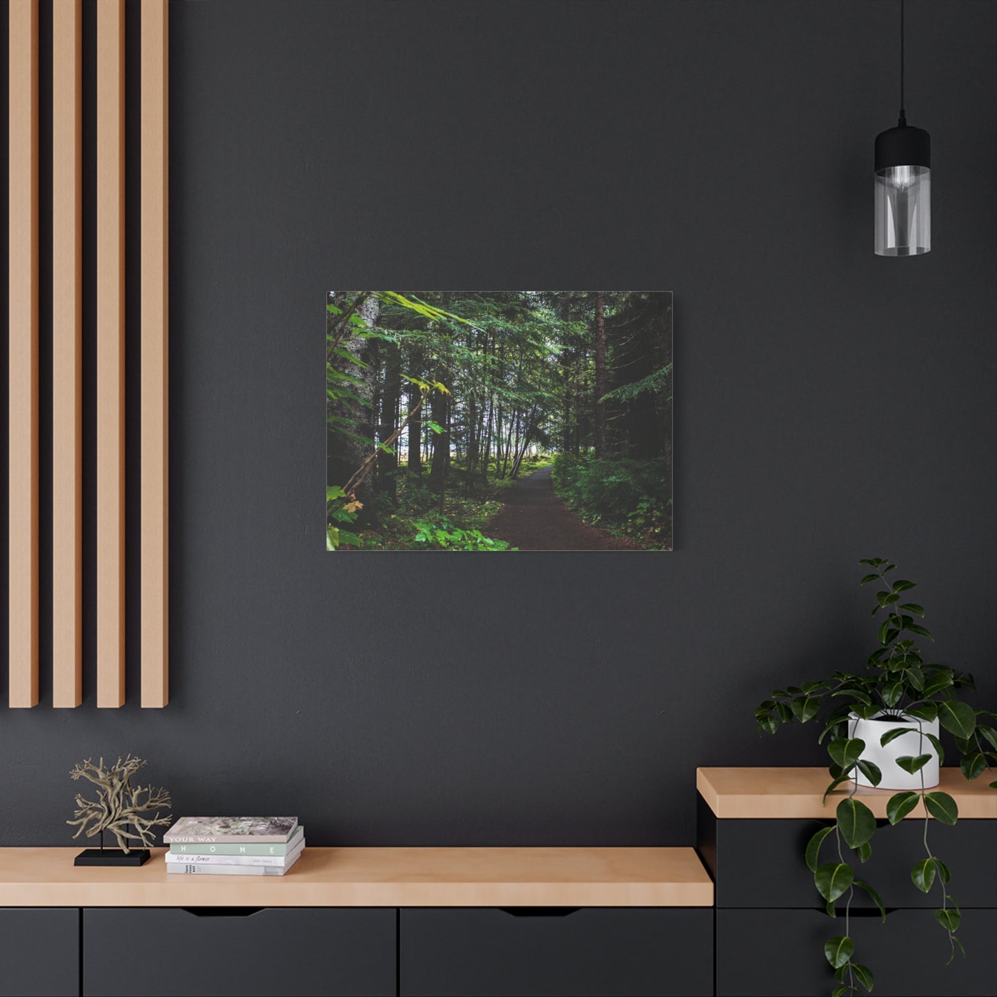 Copy of Canvas Art Print - Trail Through The Trees-Photograph