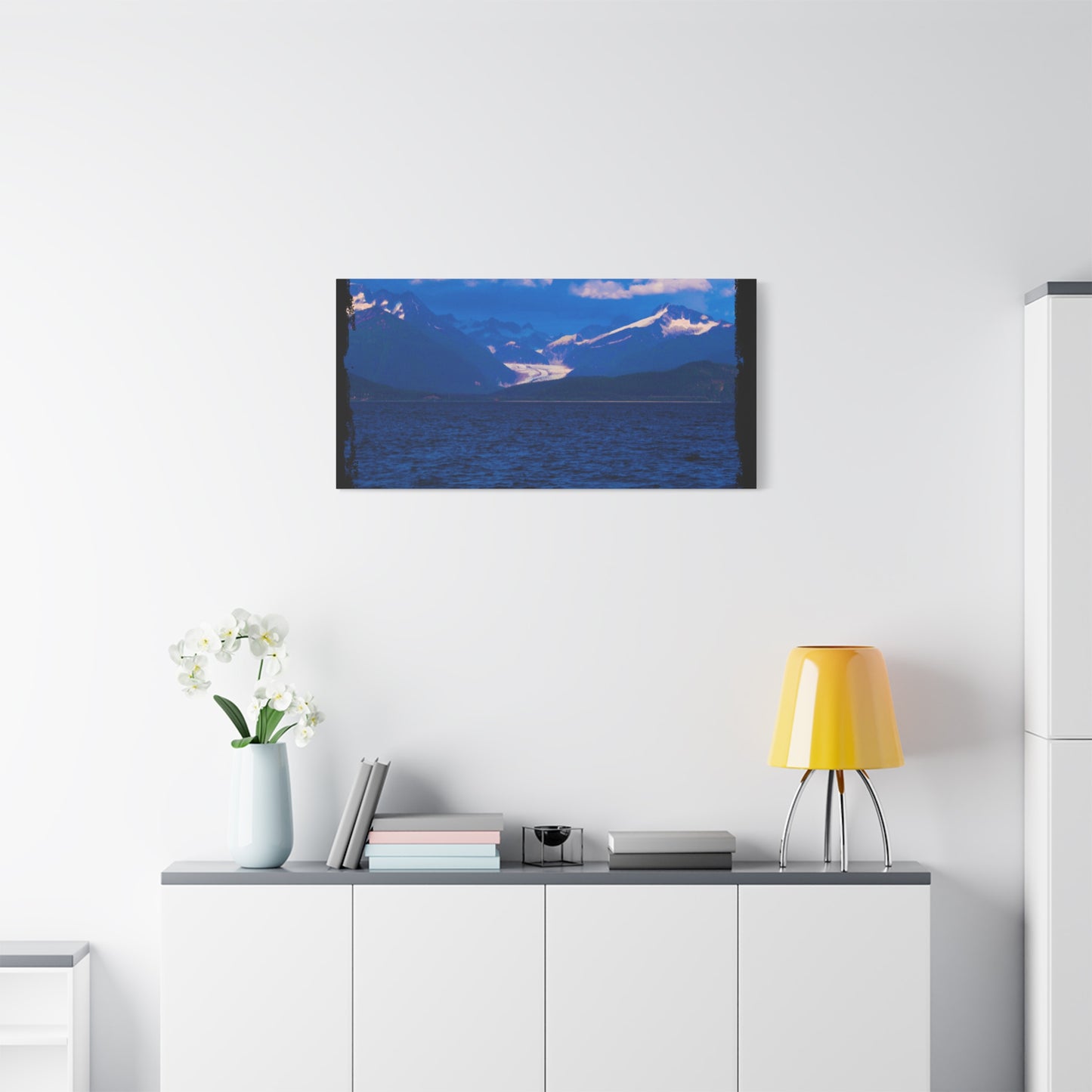 Canvas Print Distant Glacier Photography