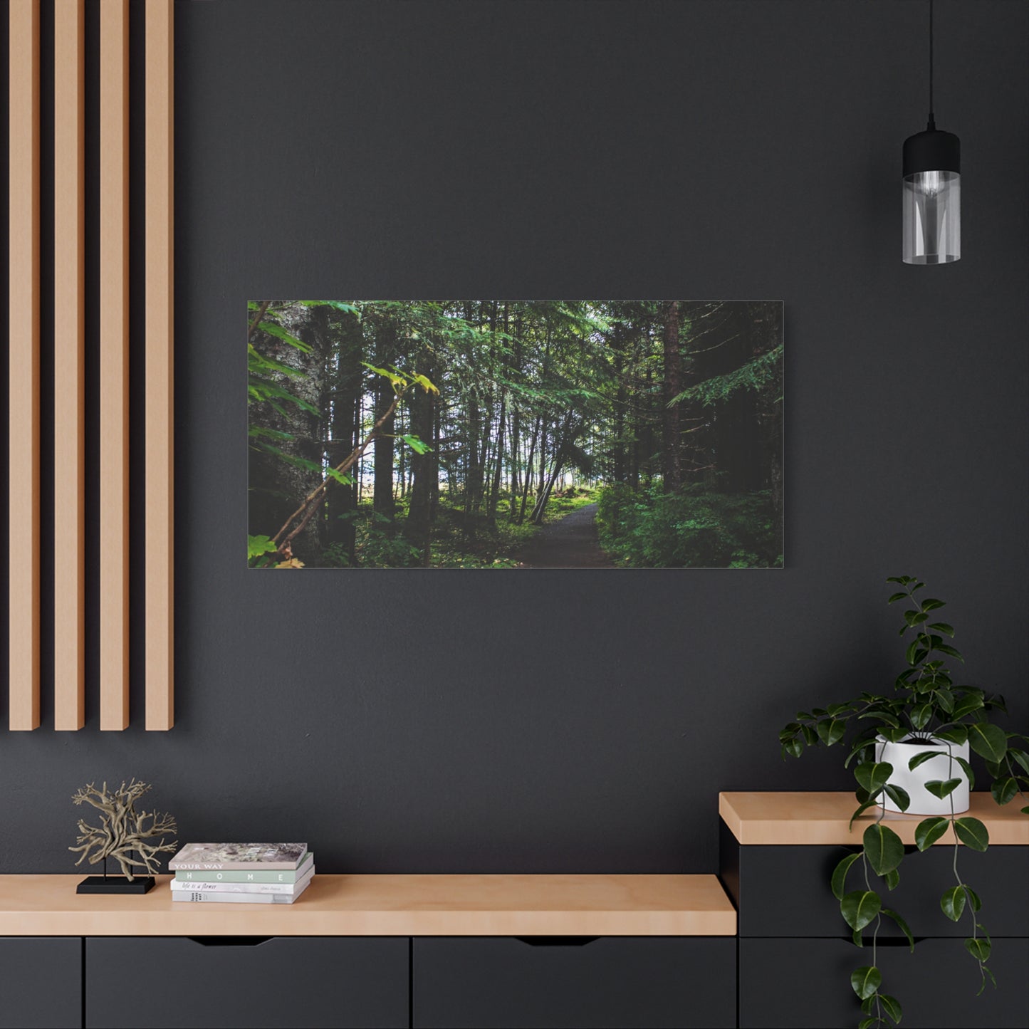 Copy of Canvas Art Print - Trail Through The Trees-Photograph