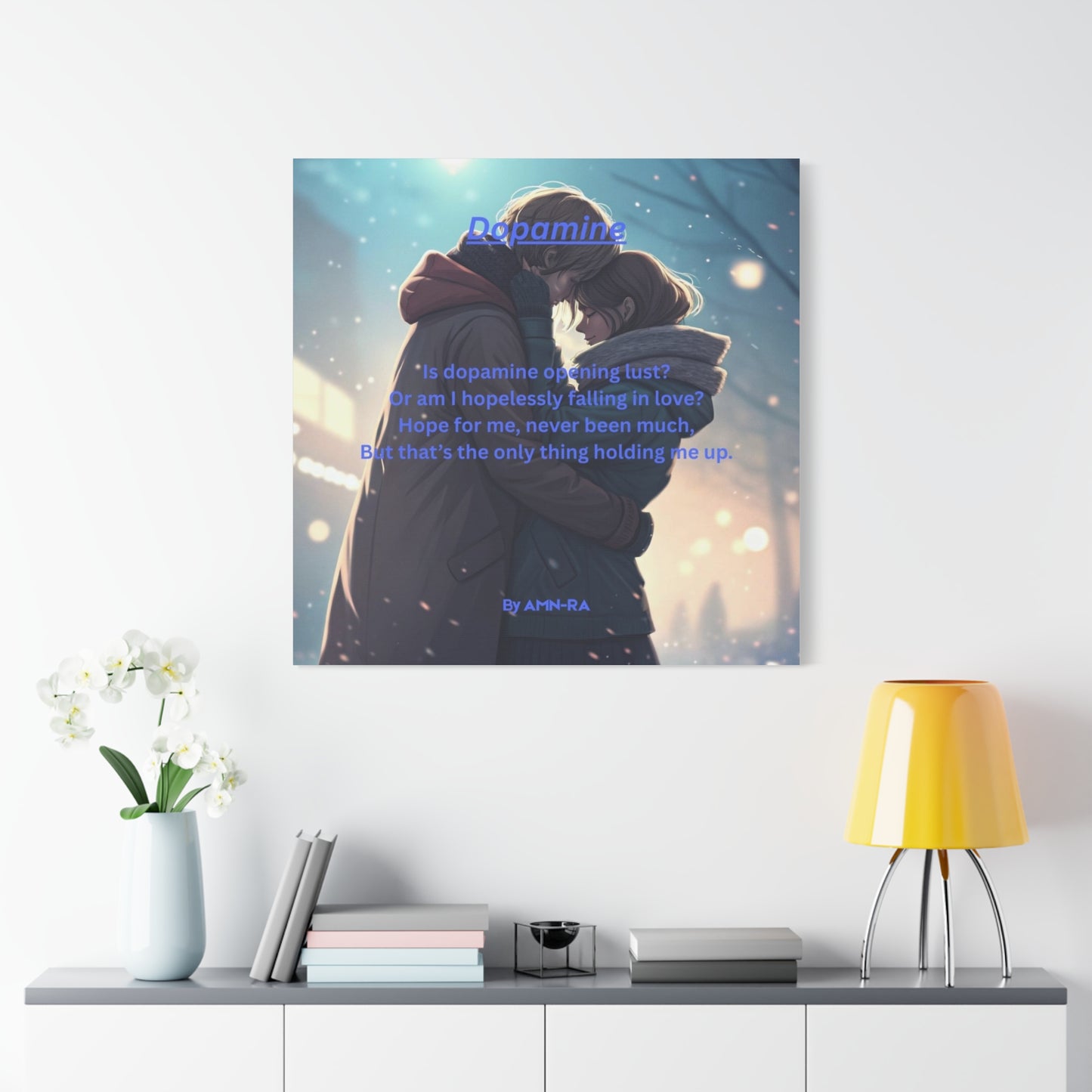 Canvas Poster - Full Color "Dopamine" by AMN_RA