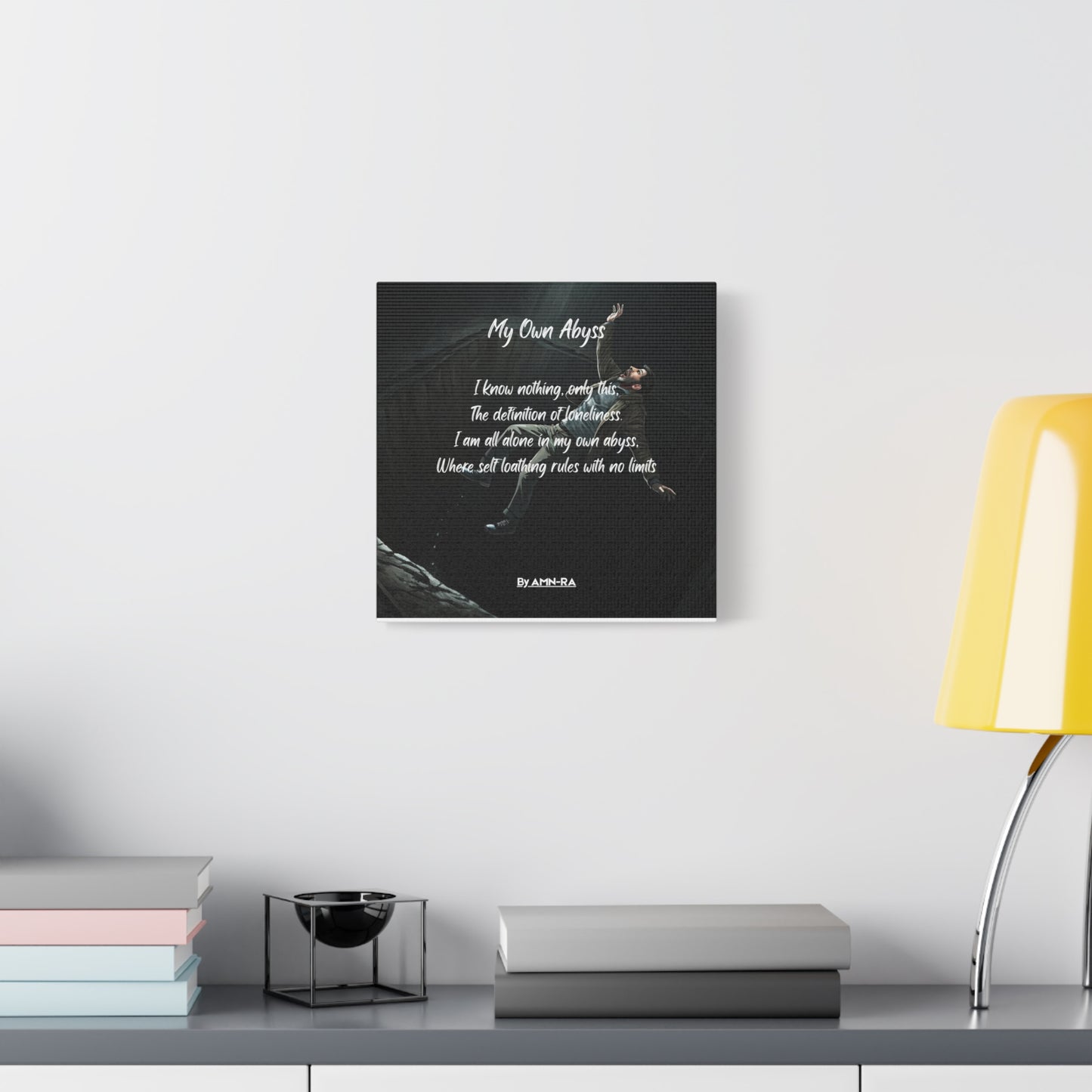 Canvas Poster - Full Color "My Own Abyss" by AMN_RA