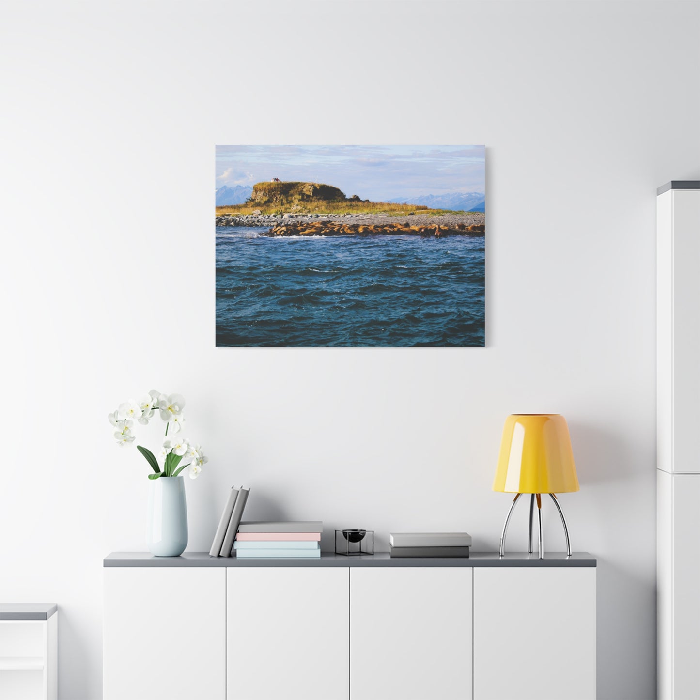 Canvas Print - Photo of Seal Island