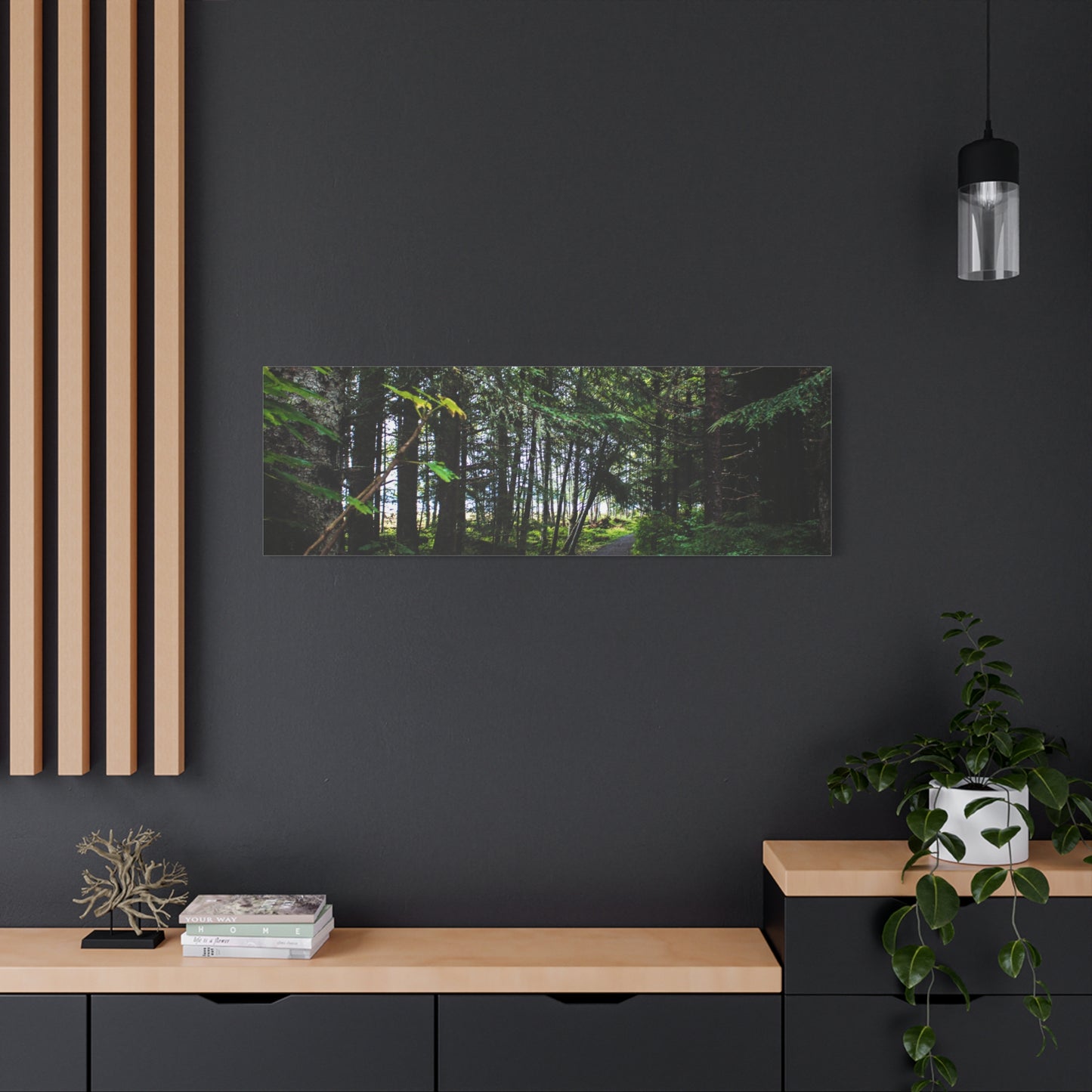 Copy of Canvas Art Print - Trail Through The Trees-Photograph