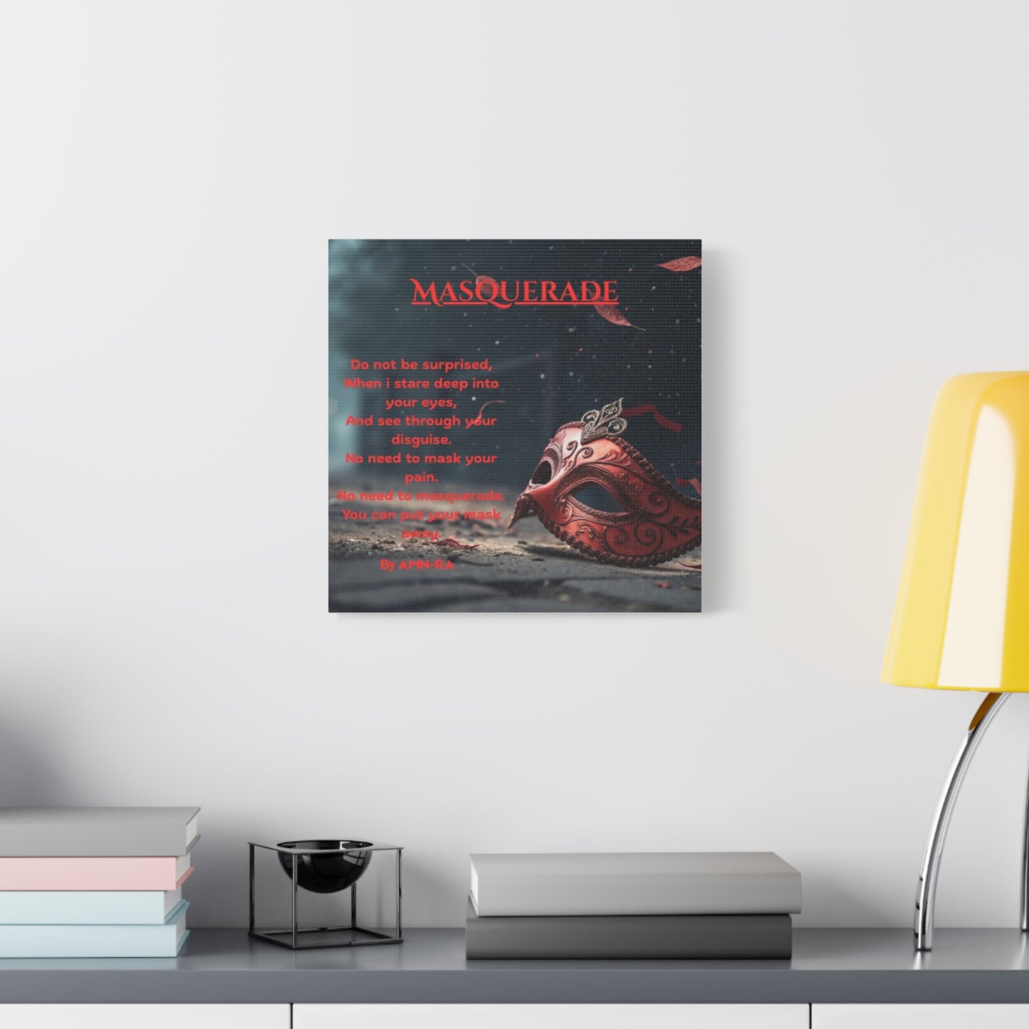 Canvas Poster - Full Color "Masquerade" by AMN_RA