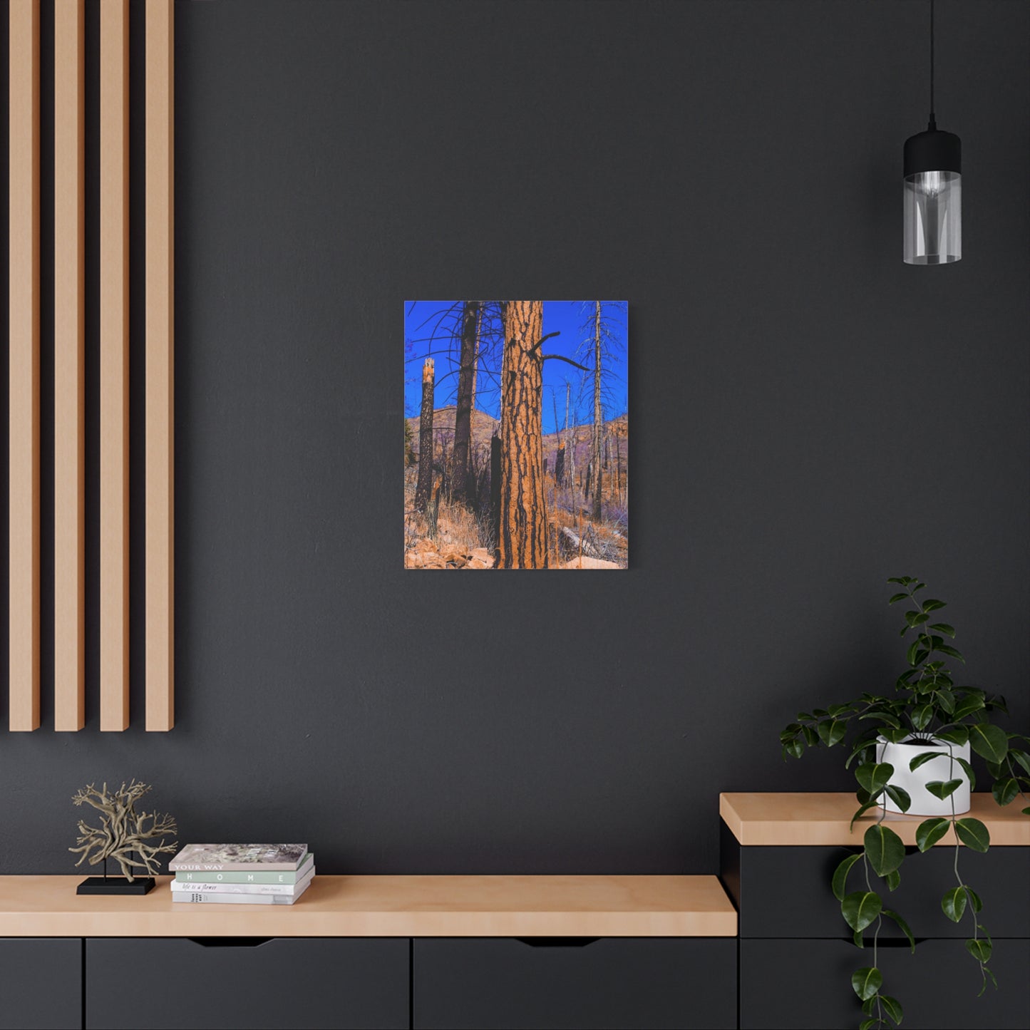 Canvas Print - Thunder Struck Tree Photo