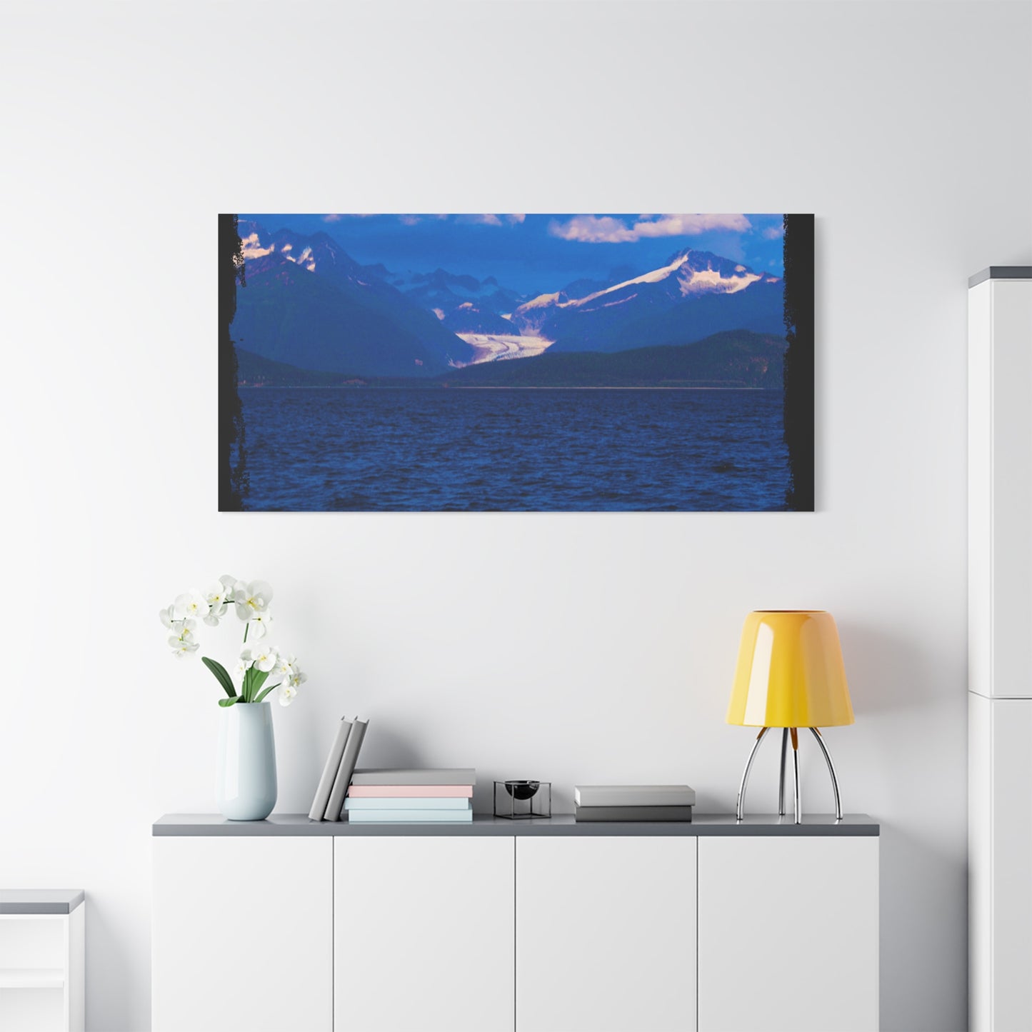 Canvas Print Distant Glacier Photography