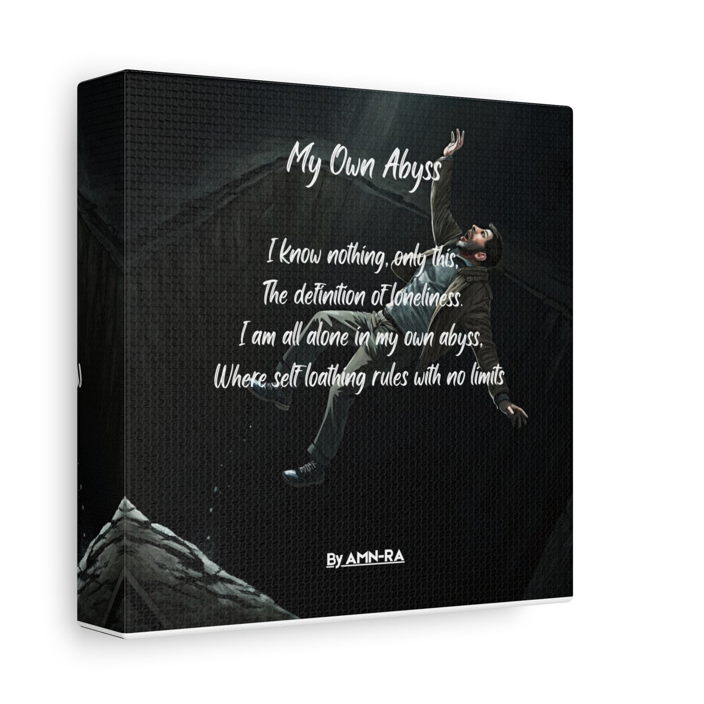 Canvas Poster - Full Color "My Own Abyss" by AMN_RA