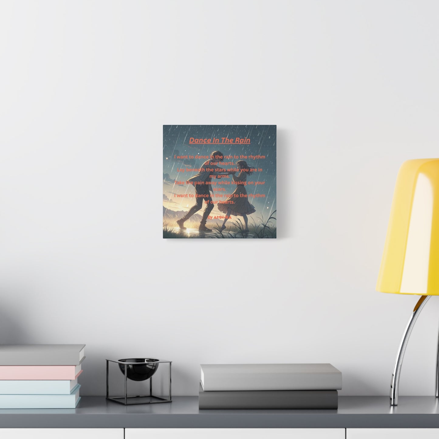 Canvas Poster - Full Color "Dancing In The Rain" by AMN_RA