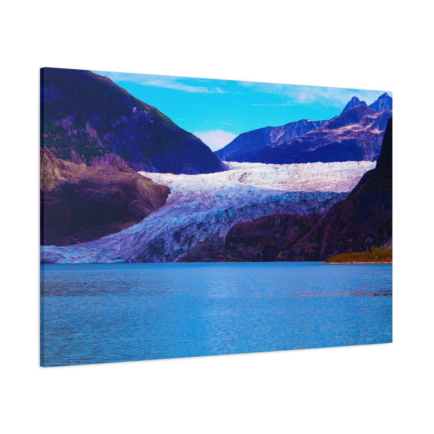 Canvas Print - Gorgeous Glacier Photo