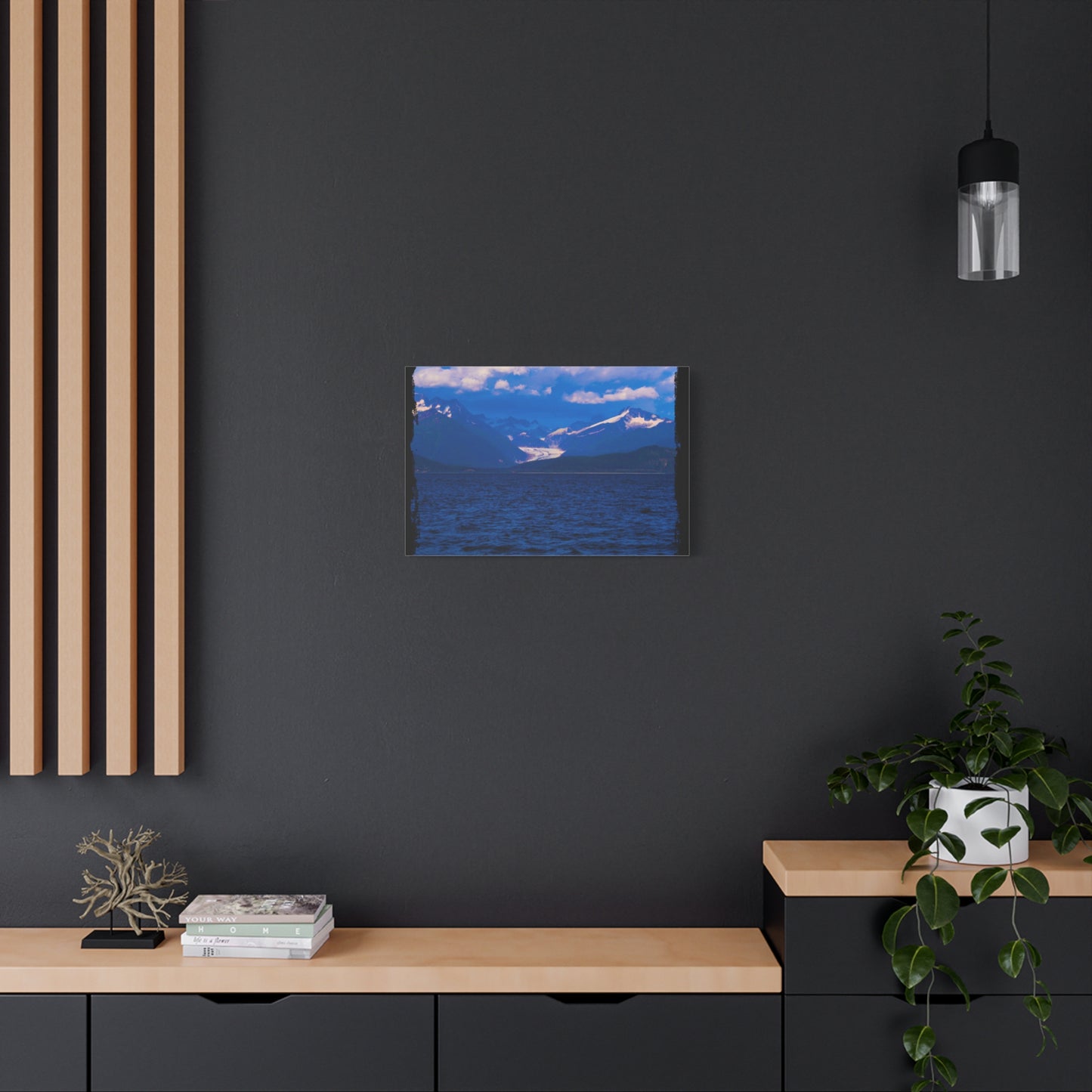 Canvas Print Distant Glacier Photography