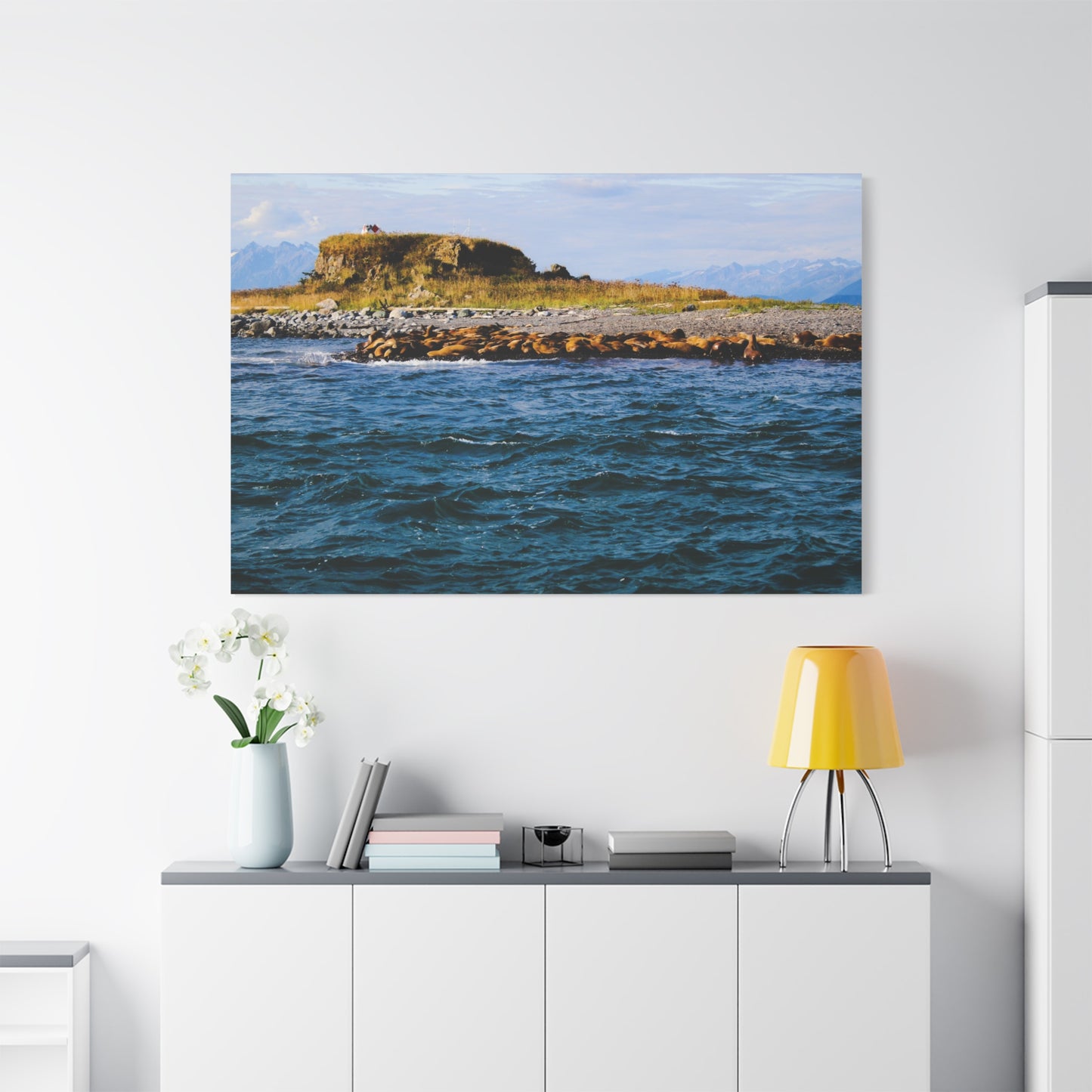 Canvas Print - Photo of Seal Island