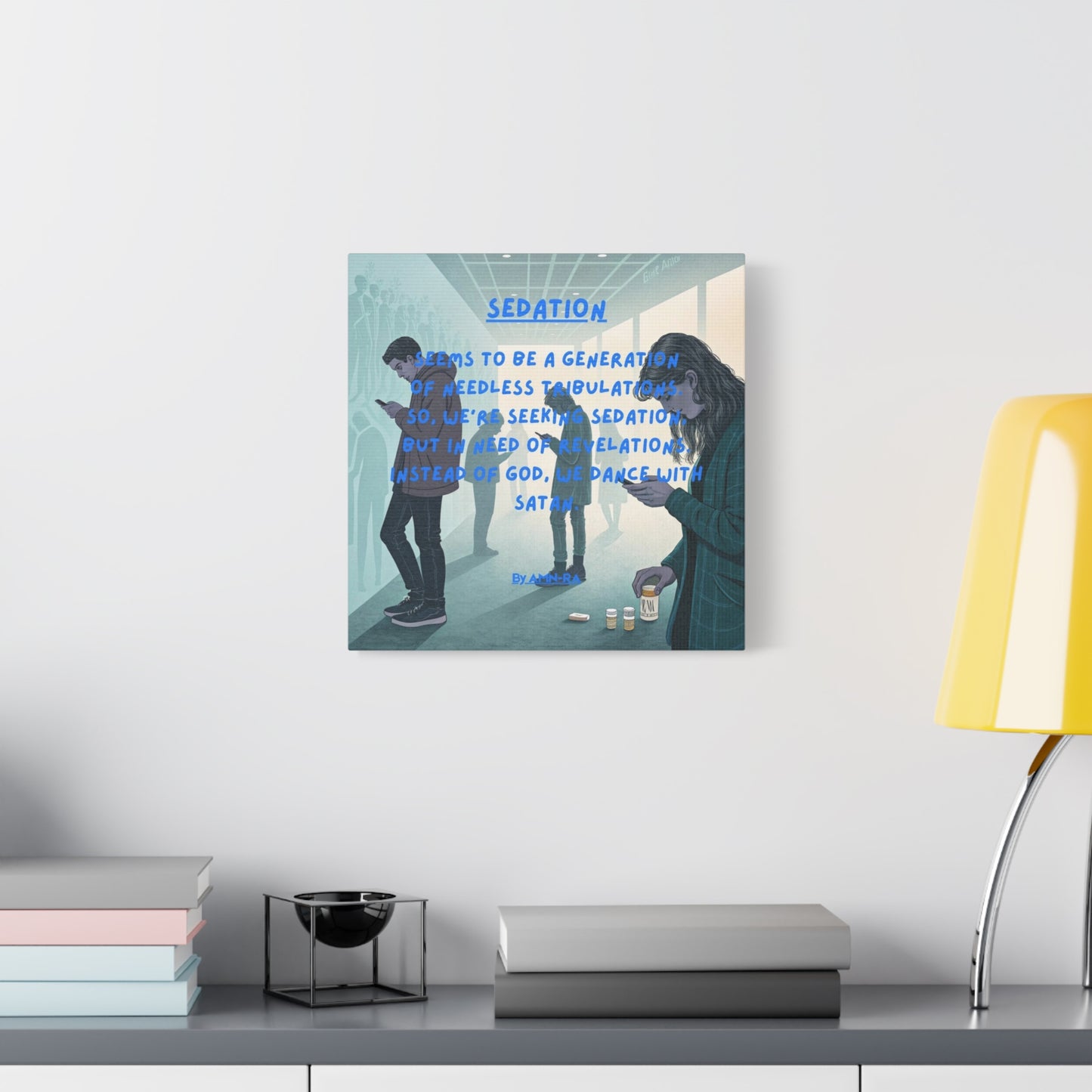 Canvas Poster - Full Color "Sedation" by AMN_RA