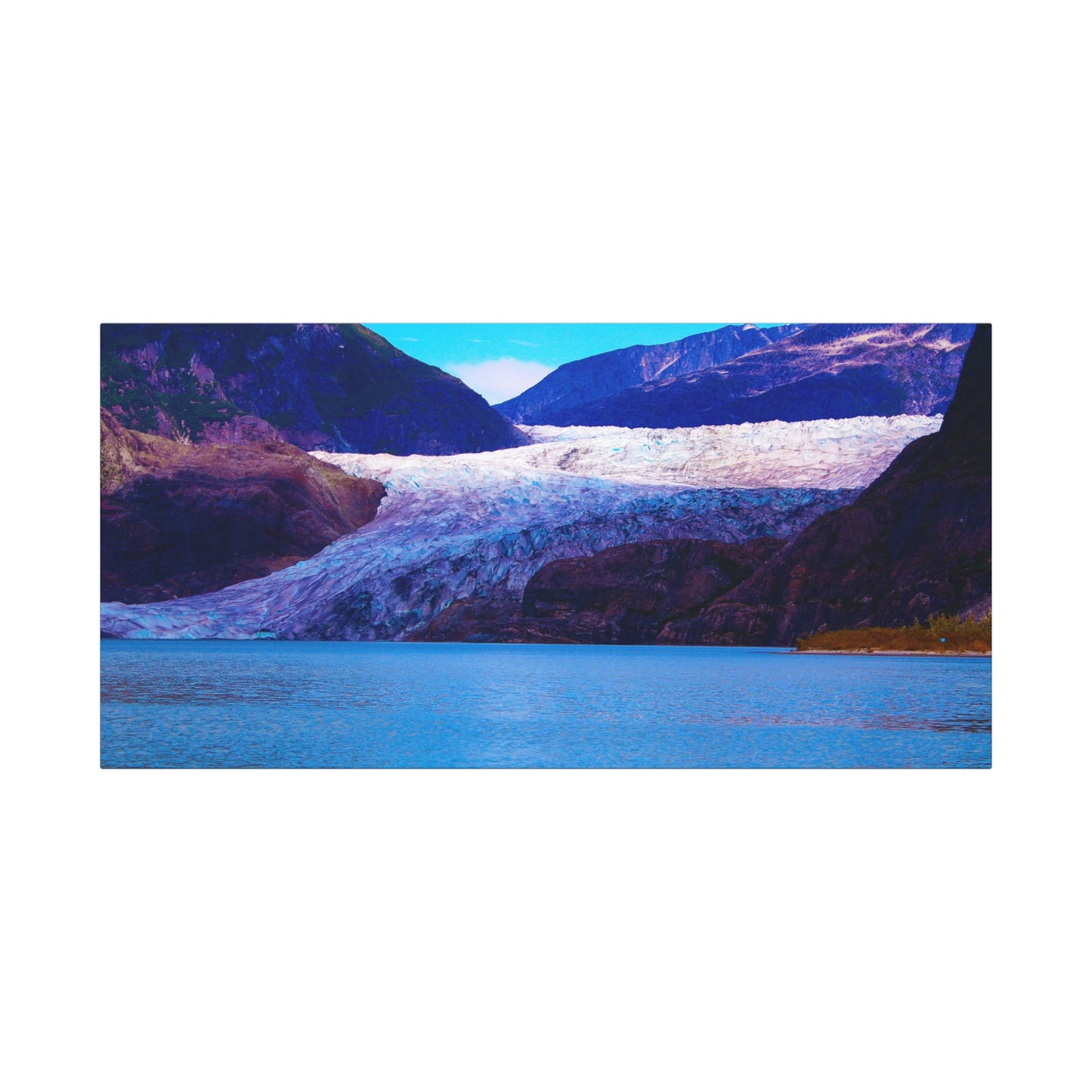 Canvas Print - Gorgeous Glacier Photo