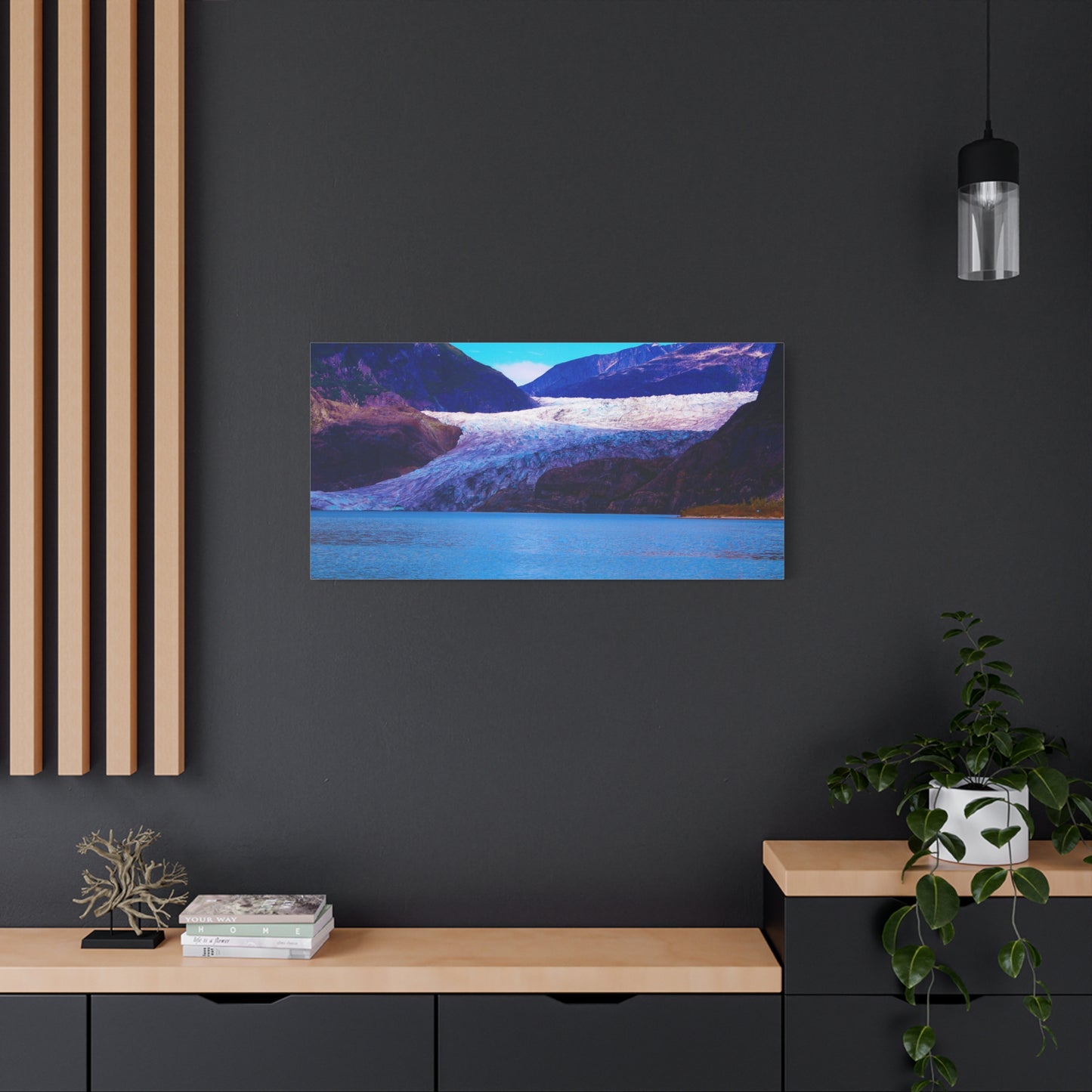 Canvas Print - Gorgeous Glacier Photo