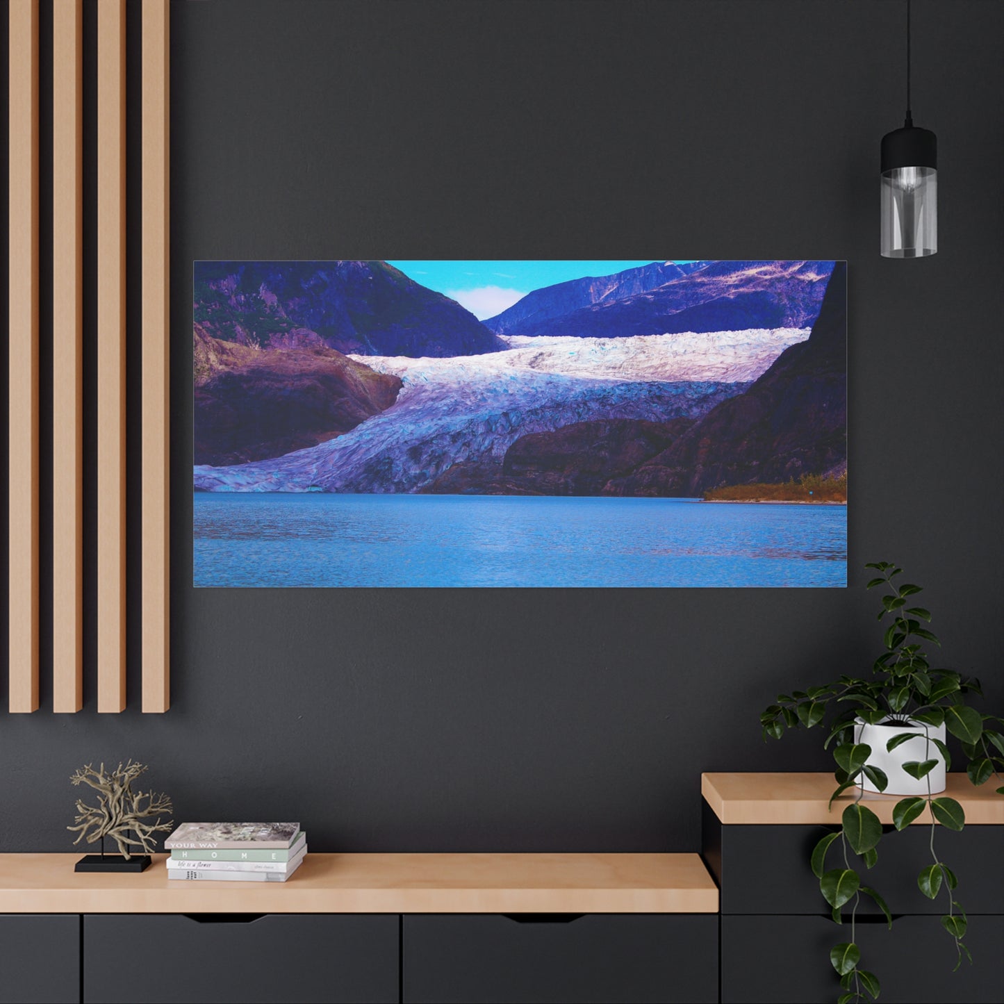Canvas Print - Gorgeous Glacier Photo