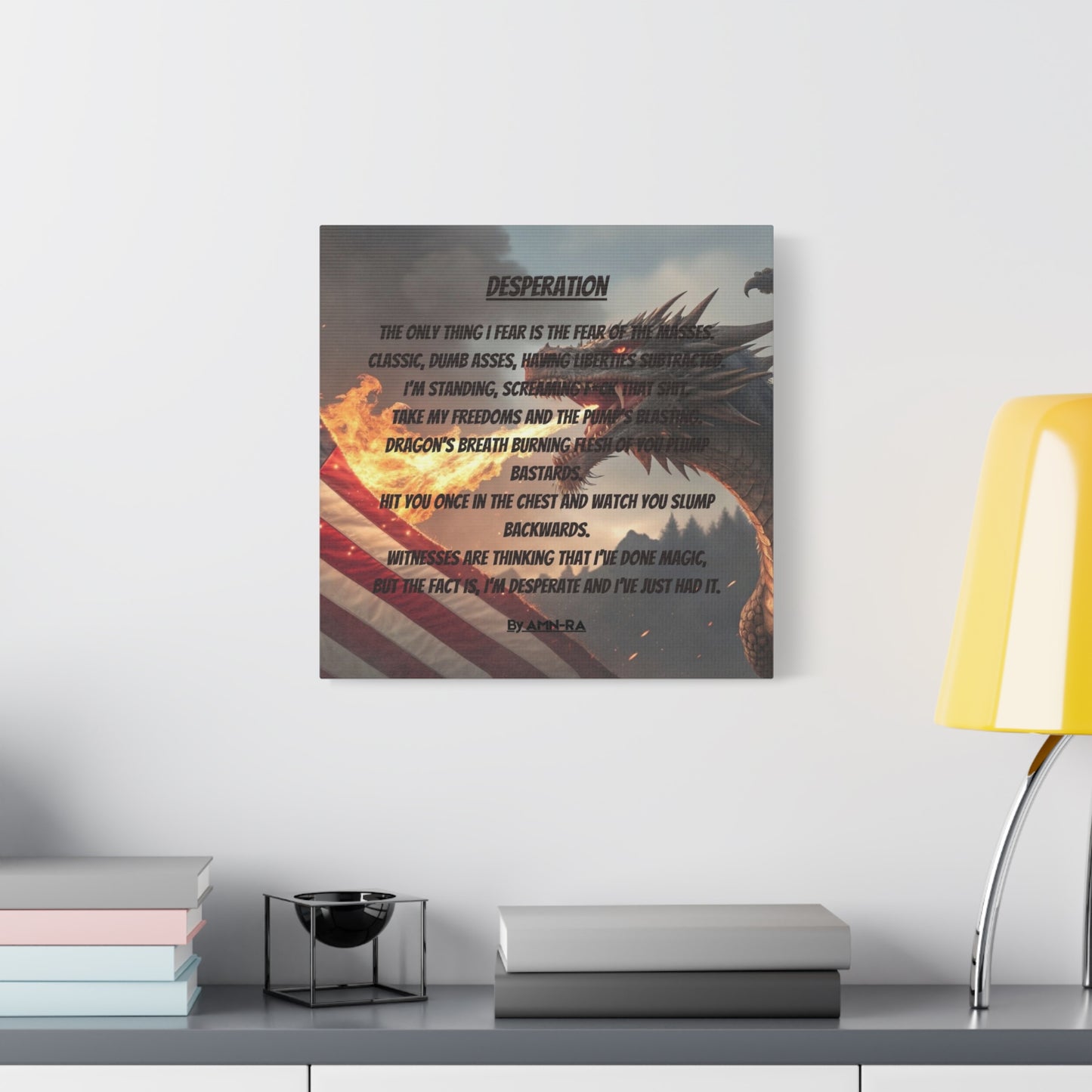 Canvas Print - Desperation By AMN-RA