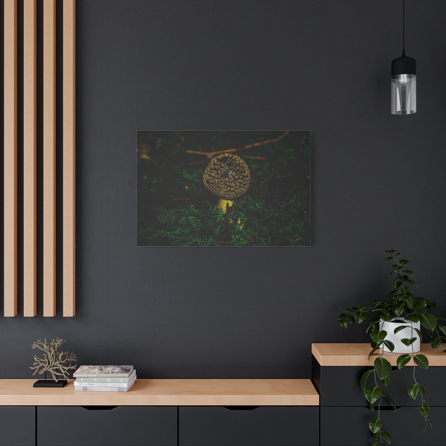 Canvas Print - Micro Mushroom Design