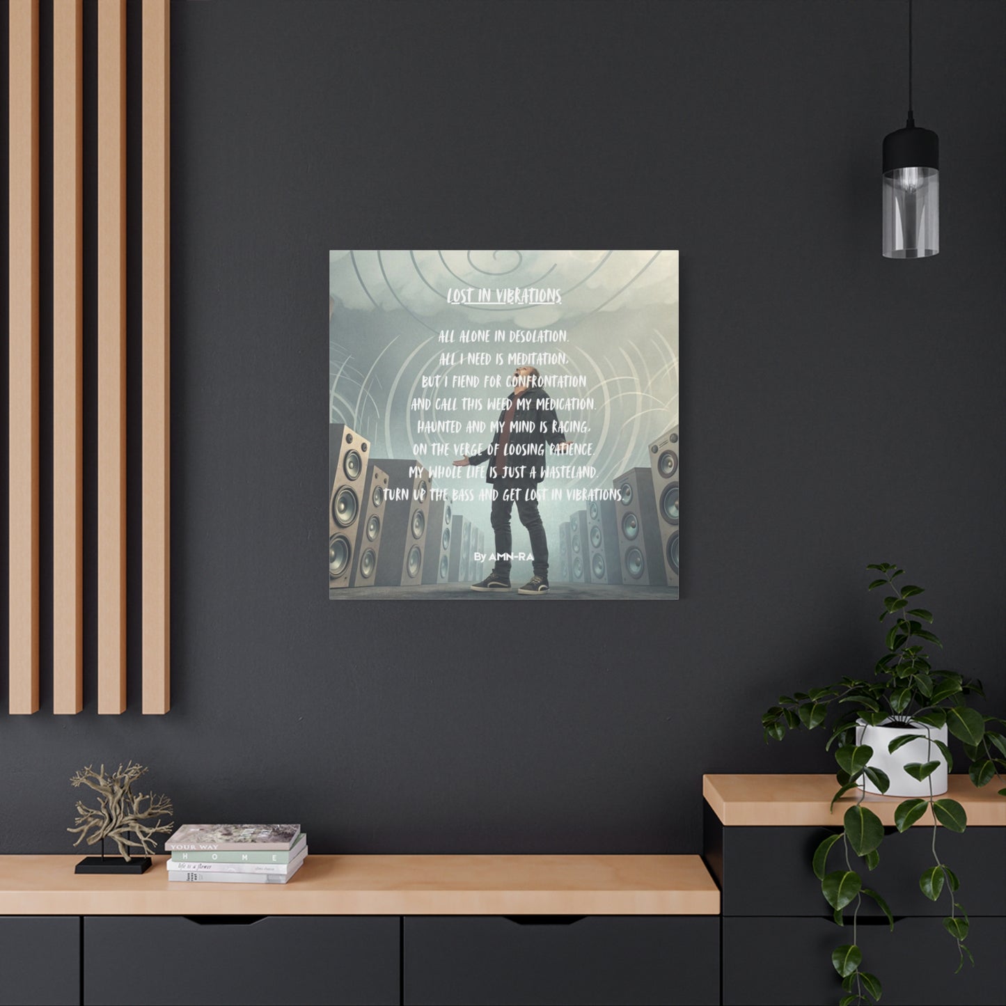 Canvas Print - Lost In Vibrations By AMN-RA