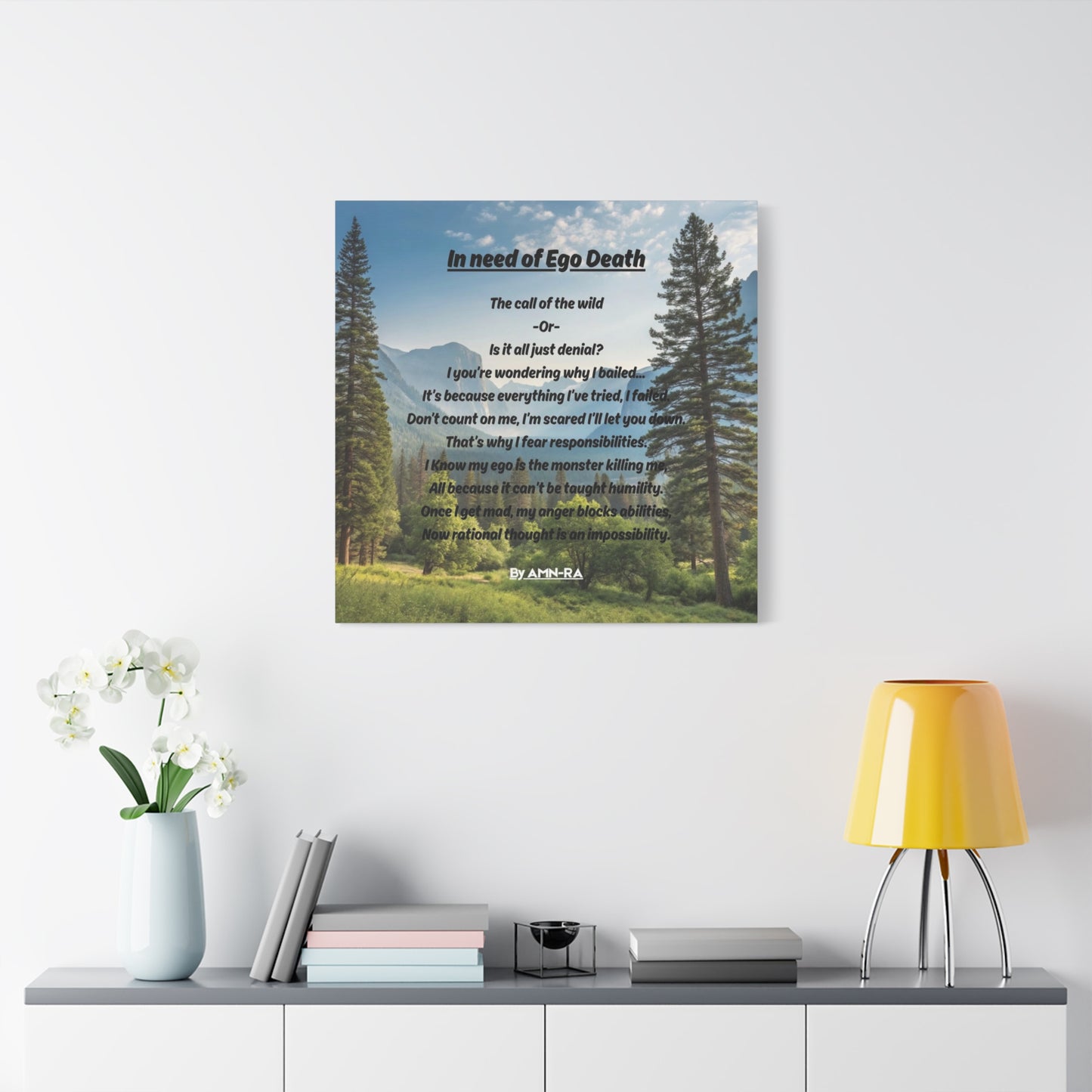 Canvas Print - In Need Of Ego Death - By AMN-RA