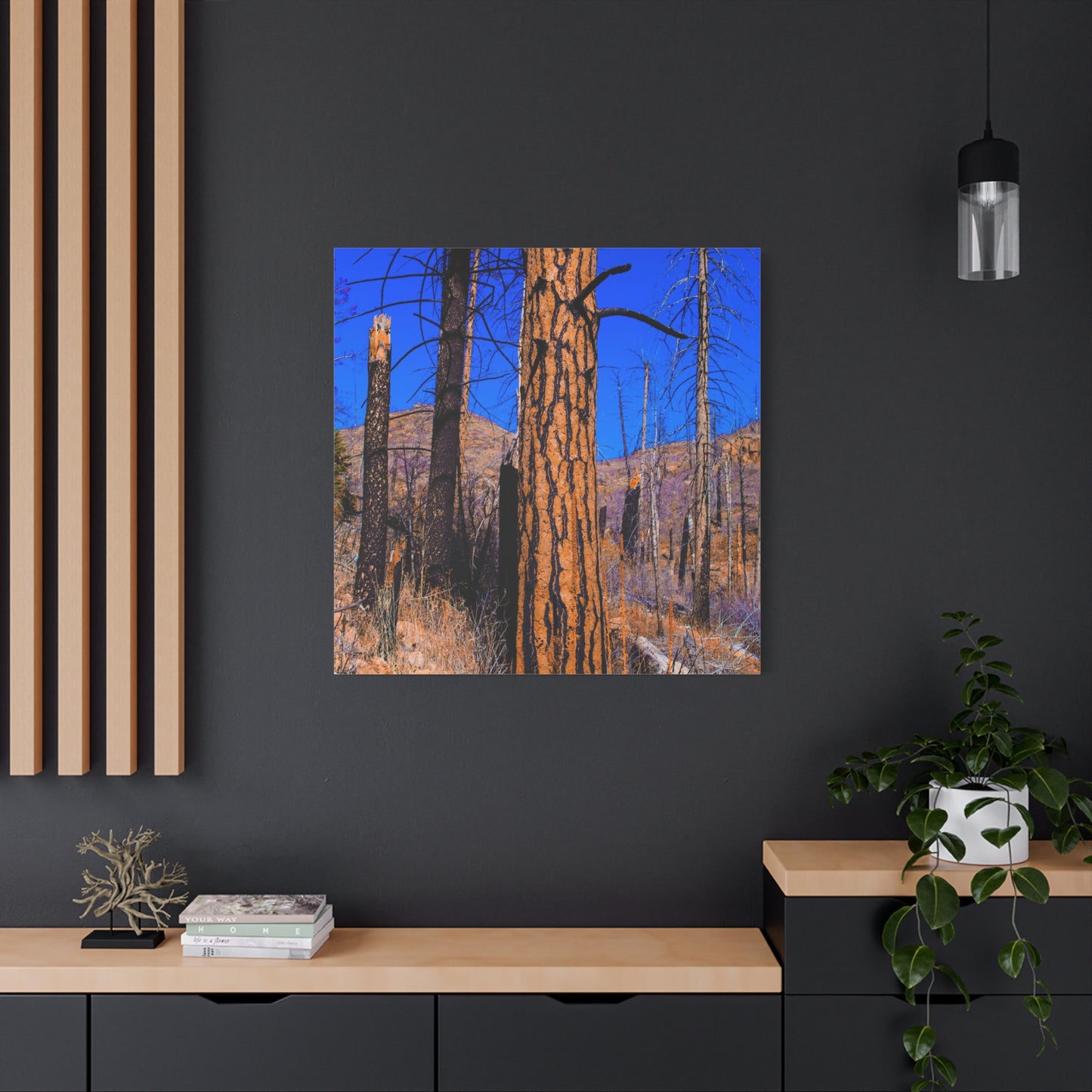 Canvas Print - Thunder Struck Tree Photo