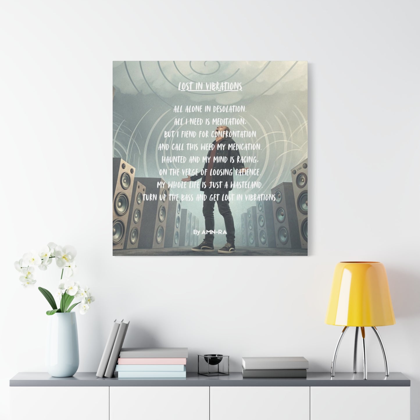 Canvas Print - Lost In Vibrations By AMN-RA