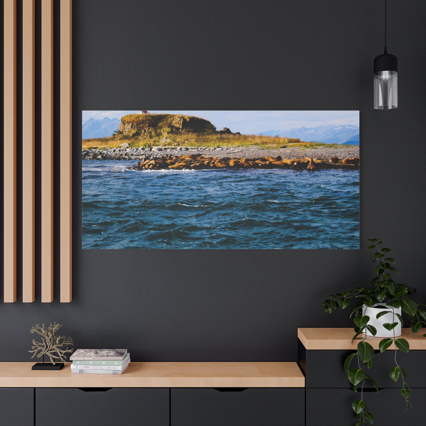 Canvas Print - Photo of Seal Island