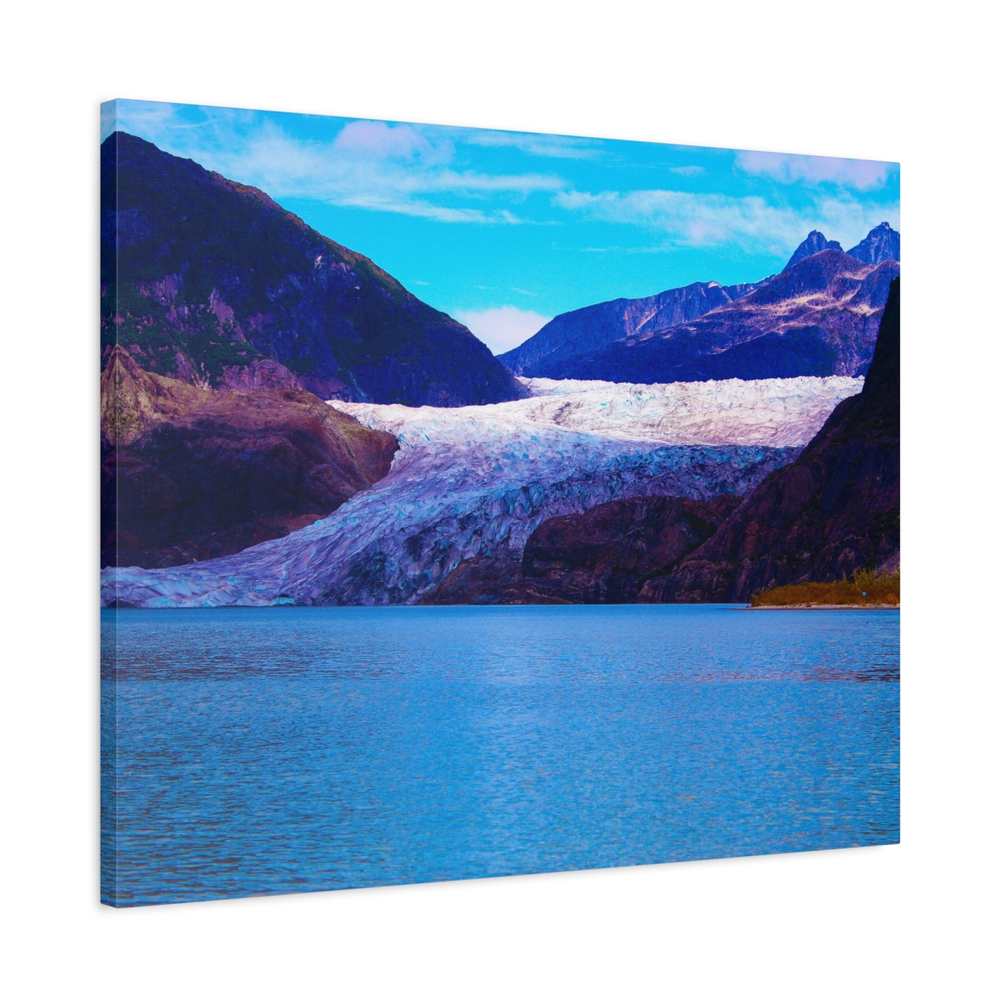 Canvas Print - Gorgeous Glacier Photo
