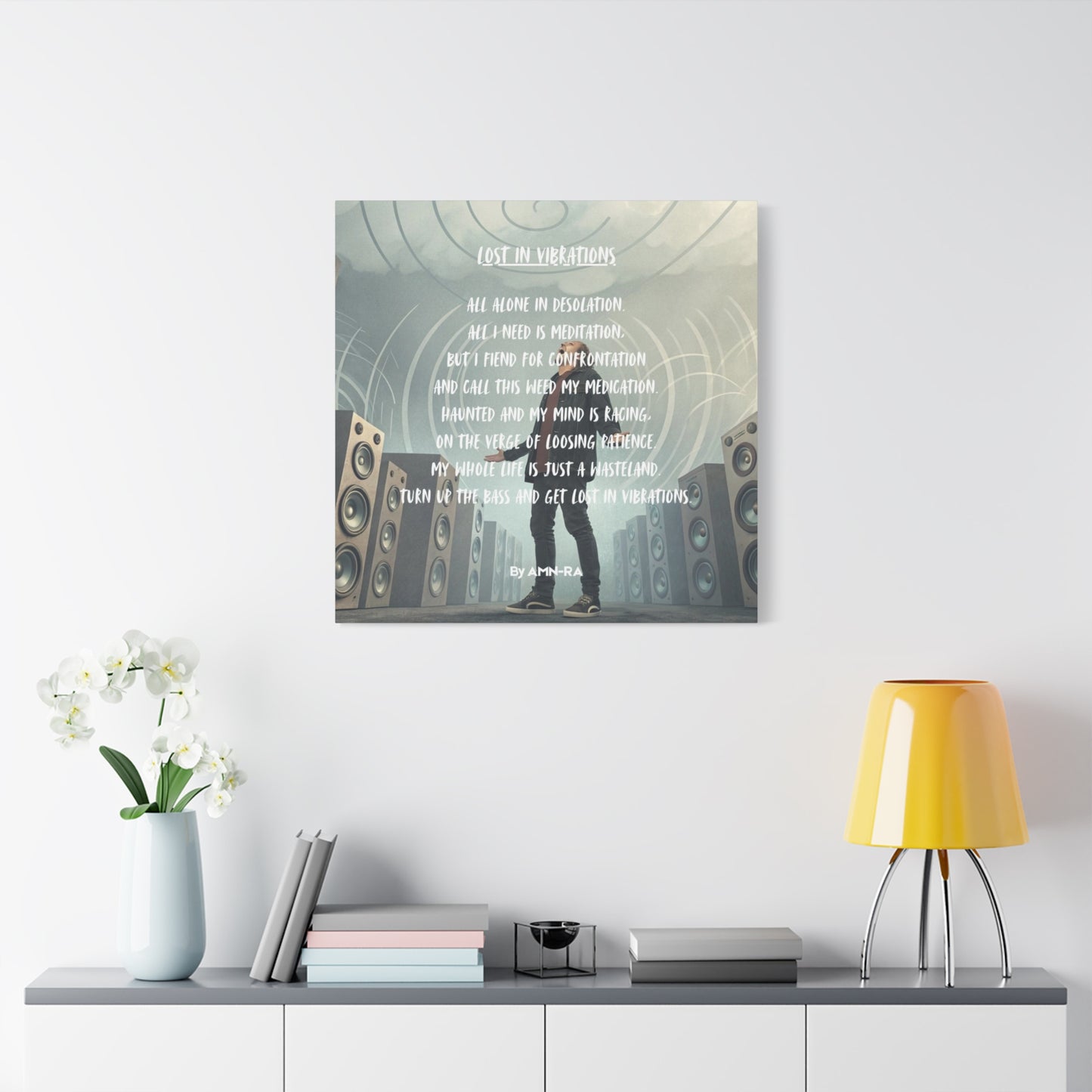 Canvas Print - Lost In Vibrations By AMN-RA