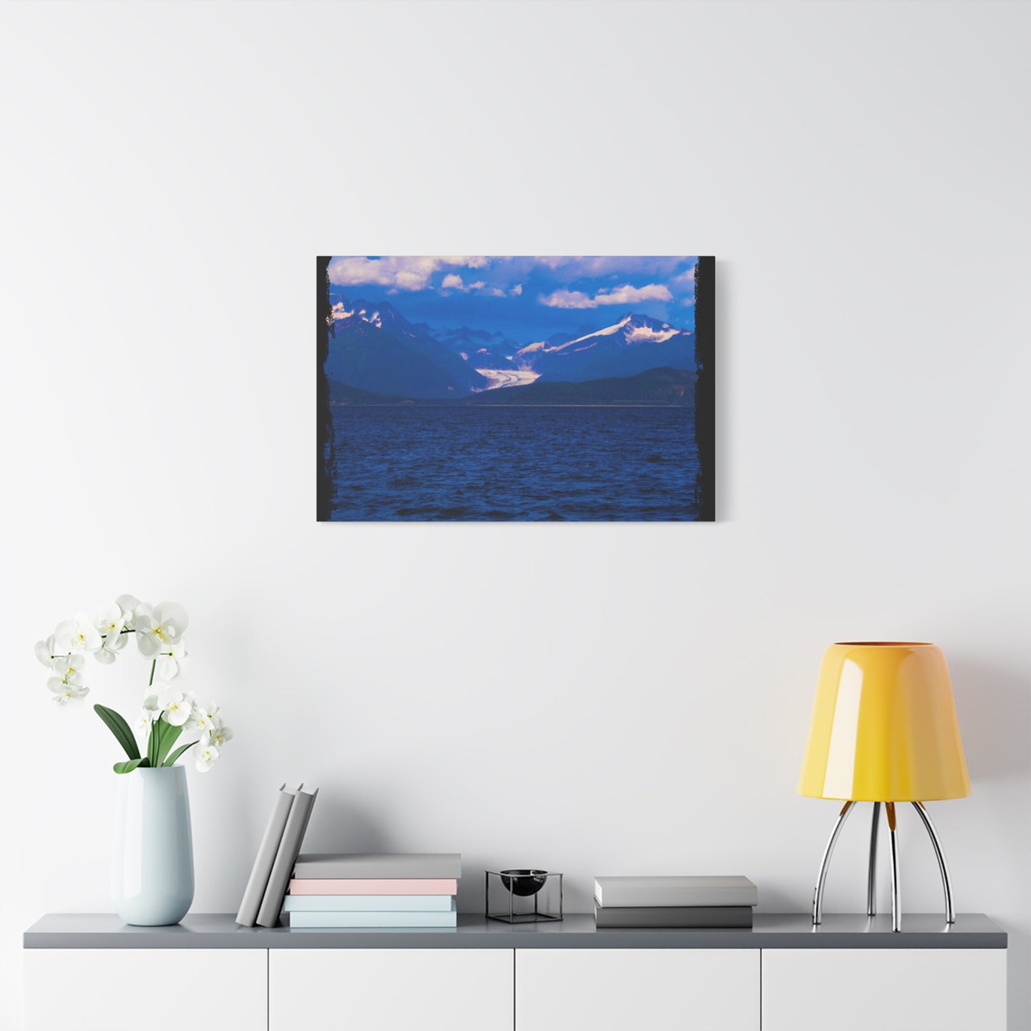 Canvas Print Distant Glacier Photography