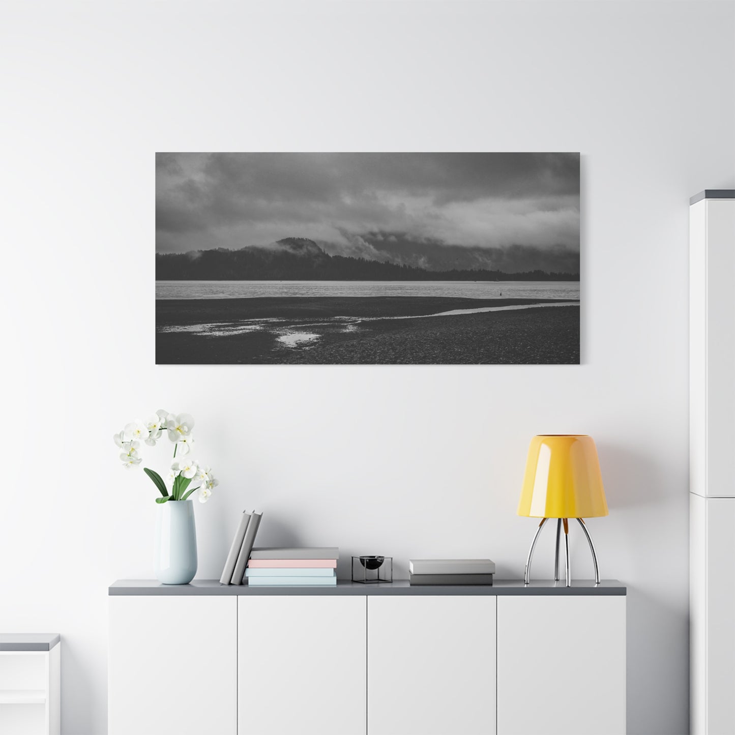 Canvas Print - Foggy Lake Photography