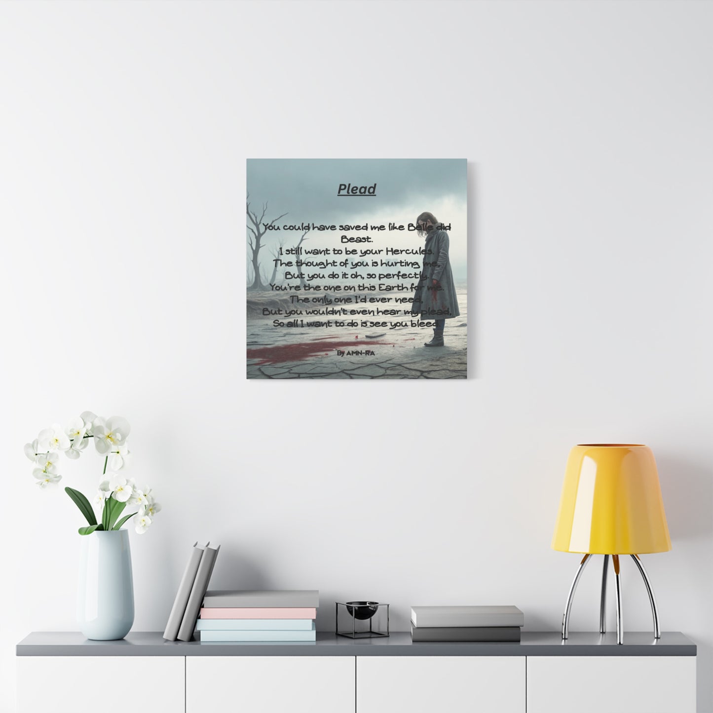 Canvas Poster - Full Color "Plead" by AMN_RA