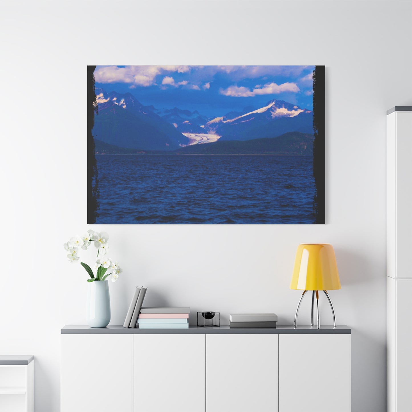 Canvas Print Distant Glacier Photography