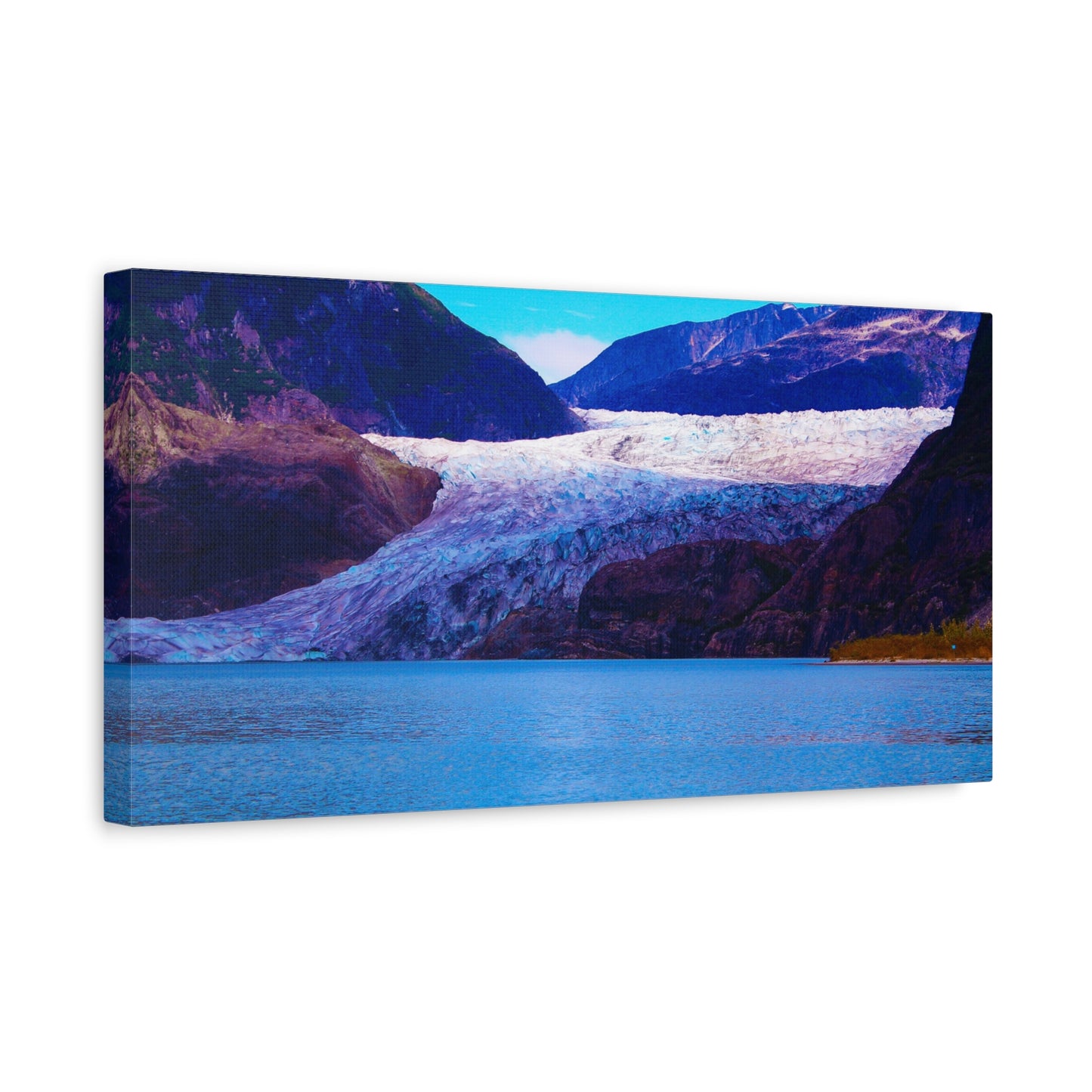 Canvas Print - Gorgeous Glacier Photo