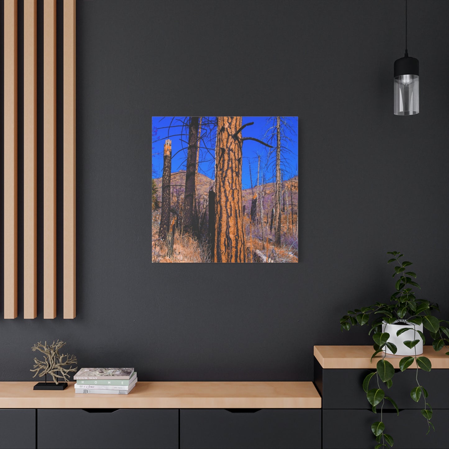Canvas Print - Thunder Struck Tree Photo