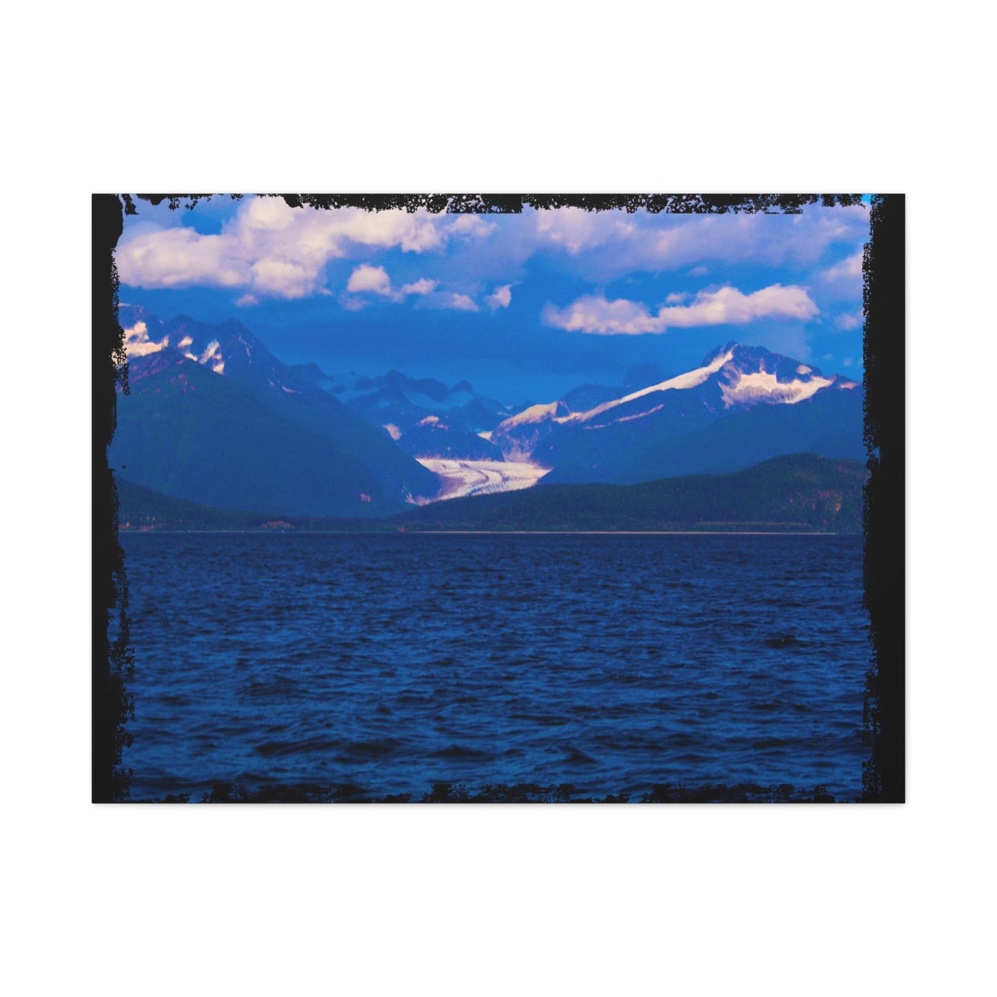 Canvas Print Distant Glacier Photography