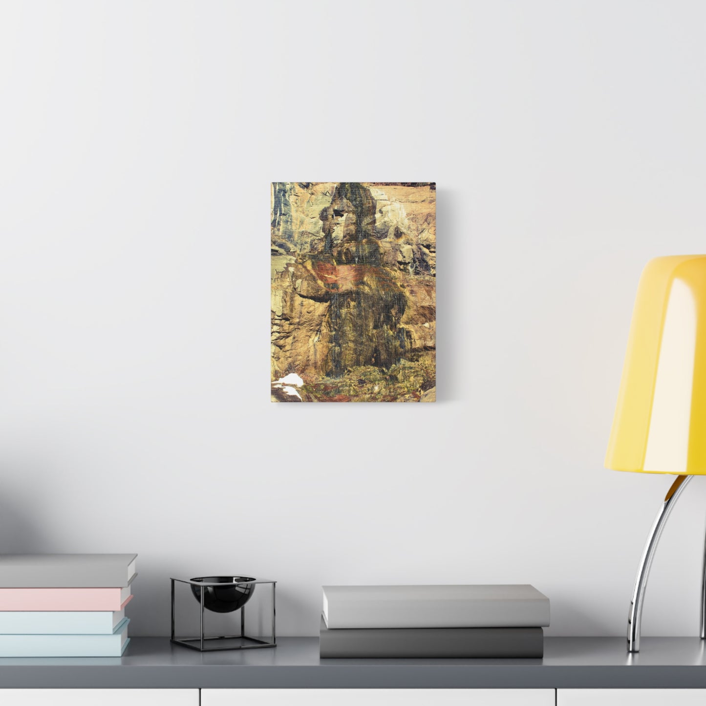 Canvas Wall Art - Mossy Waterfall Photo