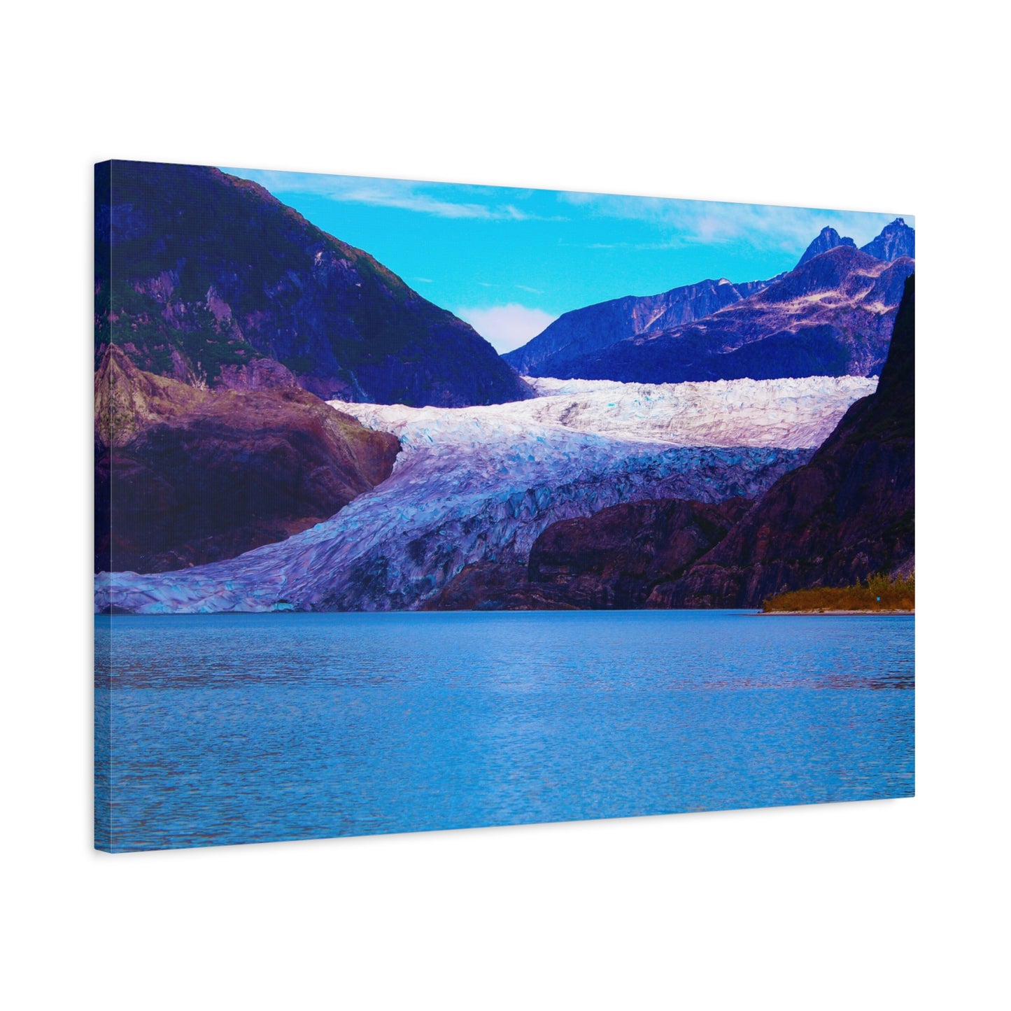 Canvas Print - Gorgeous Glacier Photo