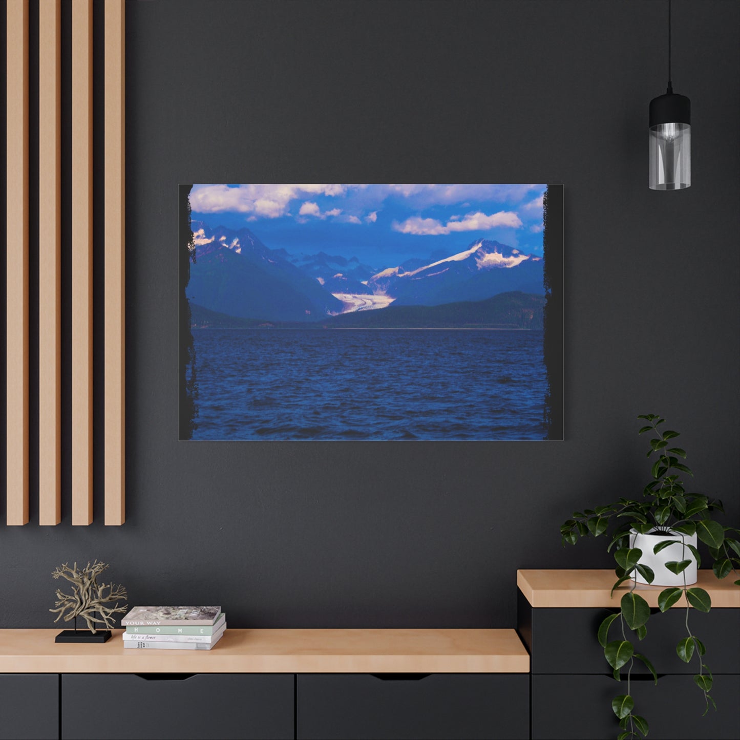 Canvas Print Distant Glacier Photography