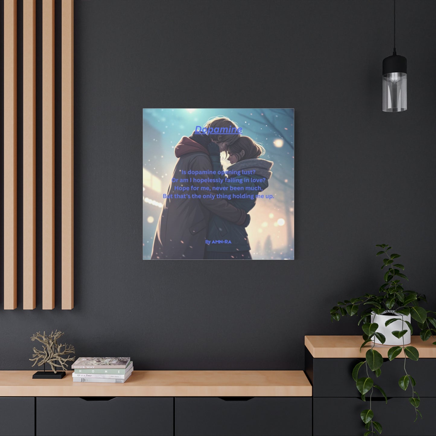 Canvas Poster - Full Color "Dopamine" by AMN_RA