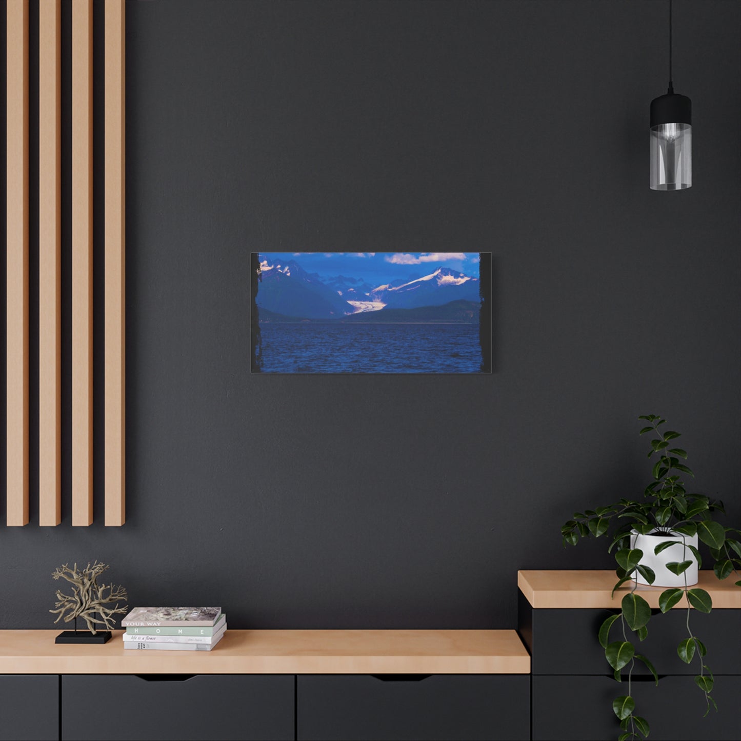 Canvas Print Distant Glacier Photography