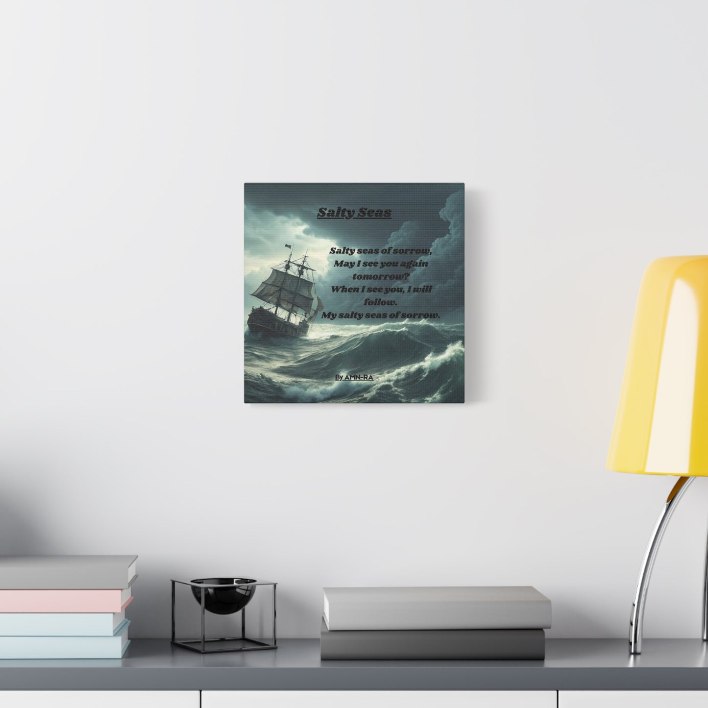 Canvas Poster - Full Color "Salty Seas" by AMN_RA