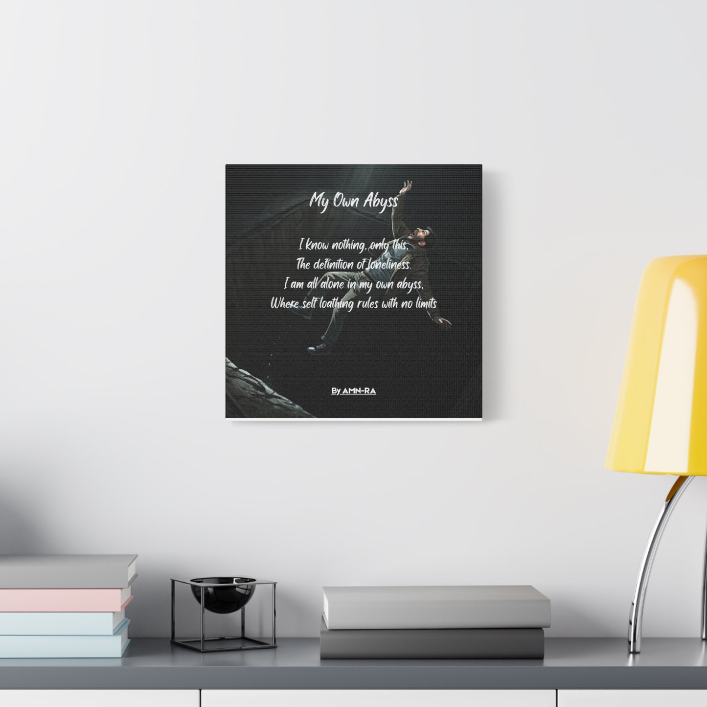 Canvas Poster - Full Color "My Own Abyss" by AMN_RA